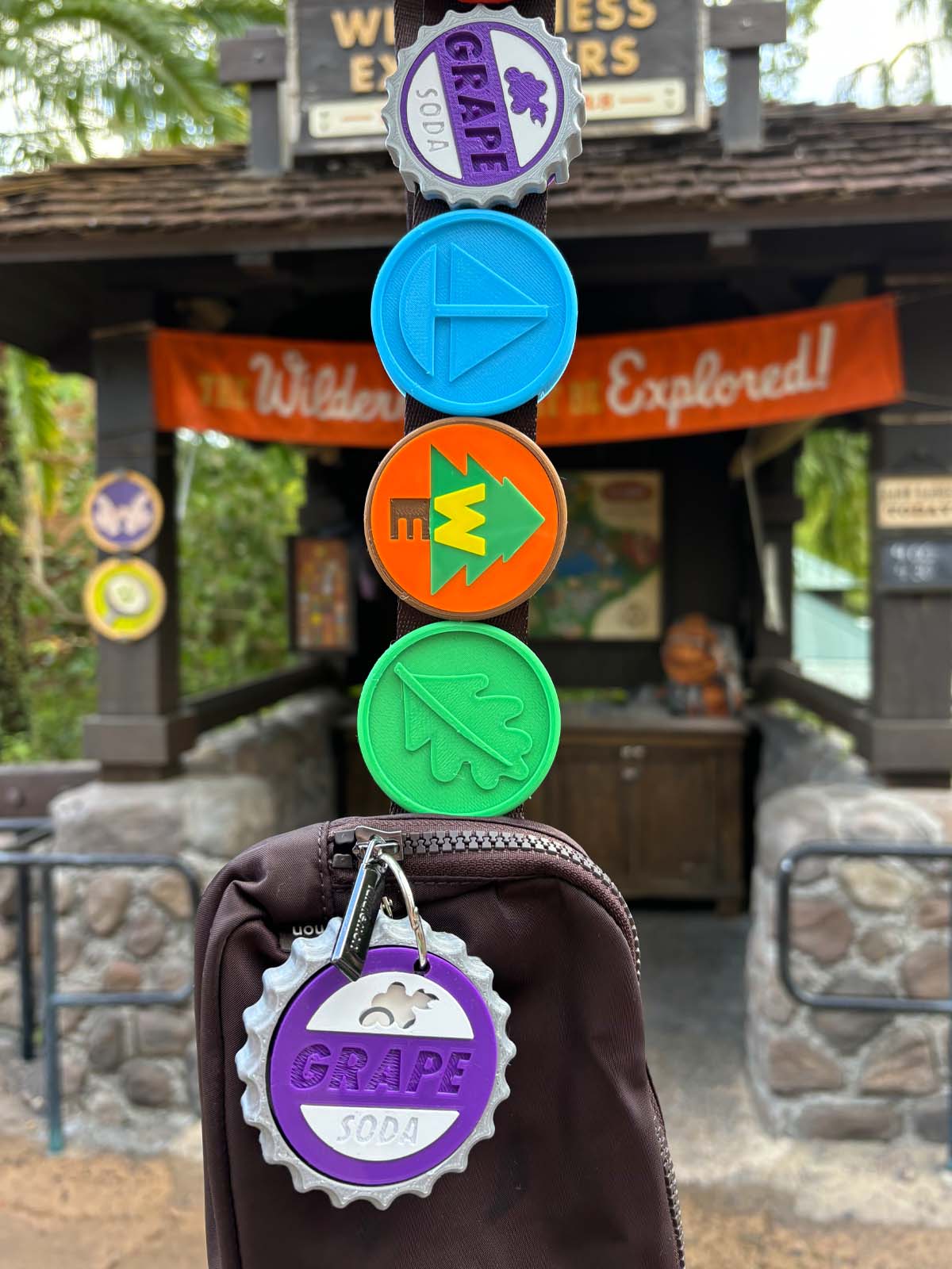 Explorer Badges Belt and Bag Charms