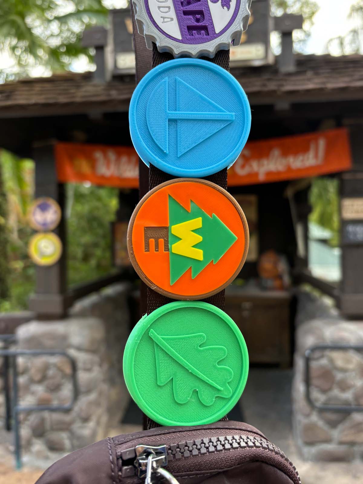 Explorer Badges Belt and Bag Charms