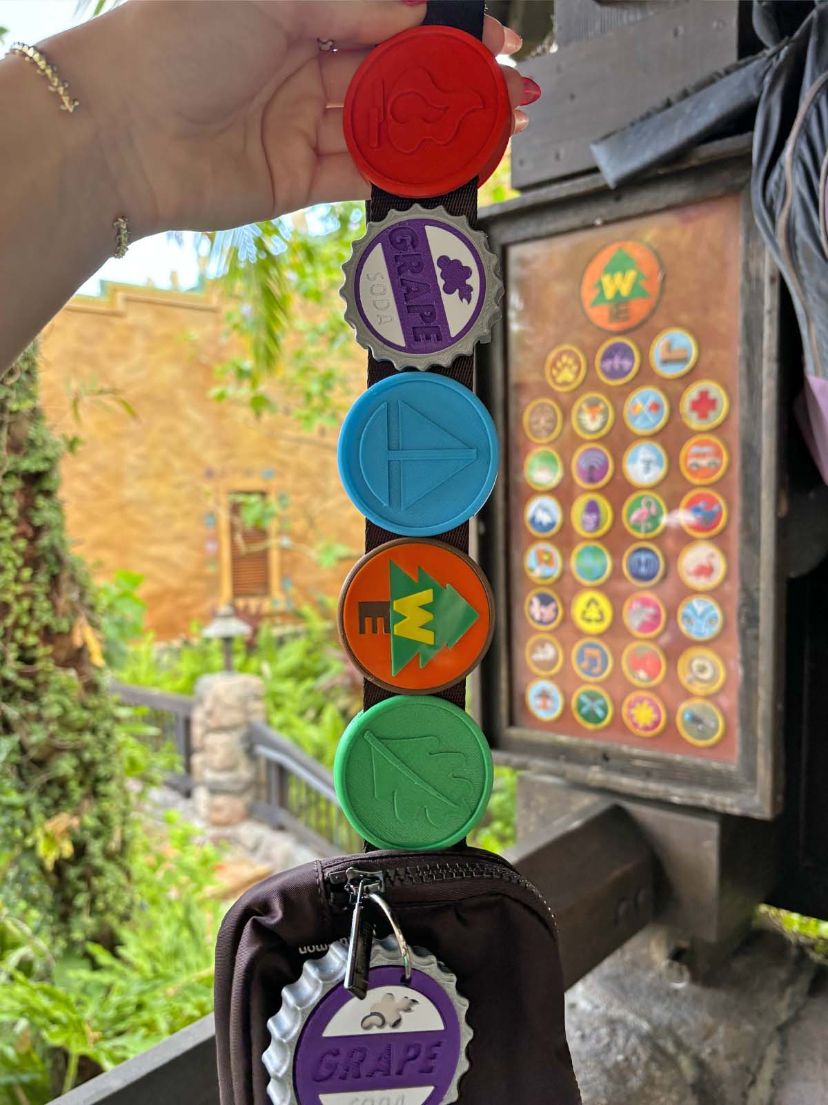 Explorer Badges Belt and Bag Charms