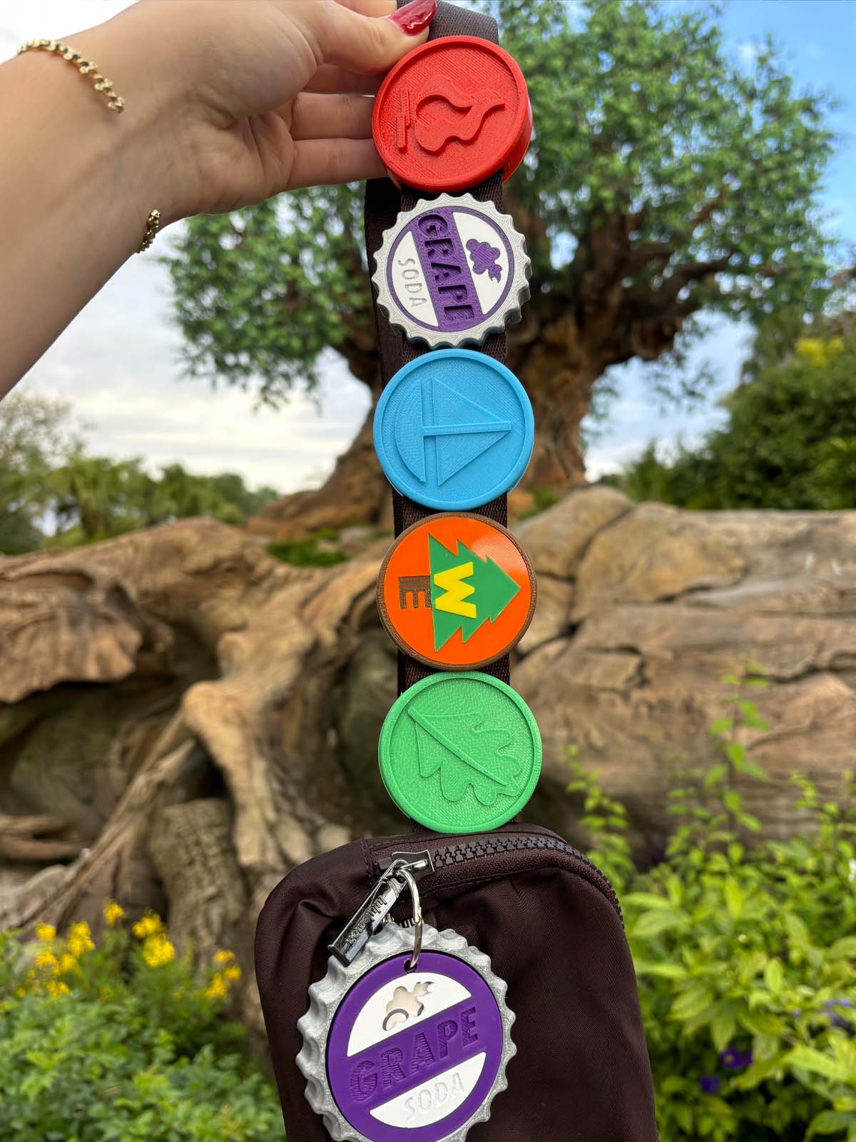 Explorer Badges Belt and Bag Charms