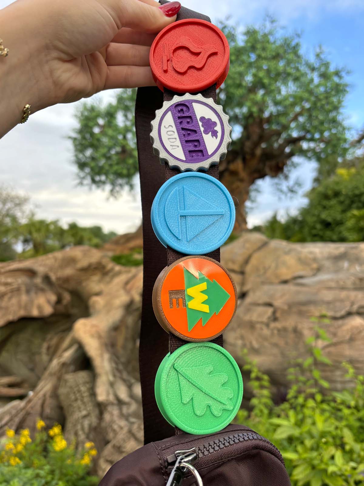 Explorer Badges Belt and Bag Charms