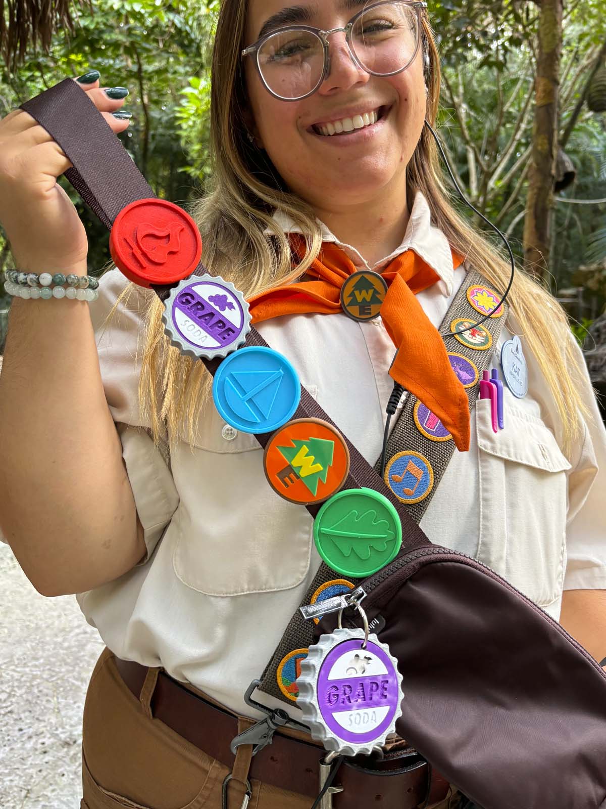 Explorer Badges Belt and Bag Charms