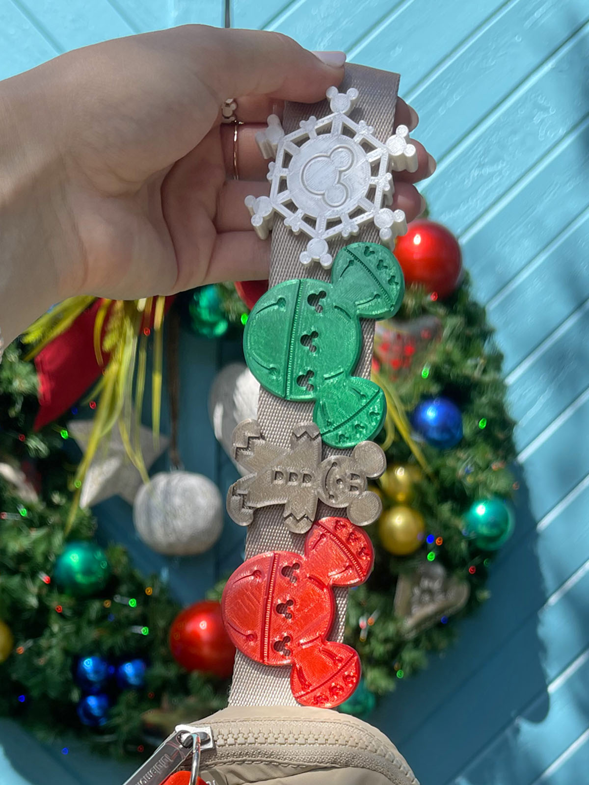 Gingerbread Mouse Belt and Bag Charm