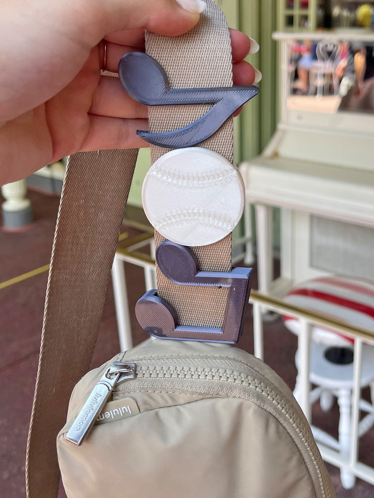 Baseball / Softball Belt and Bag Charm