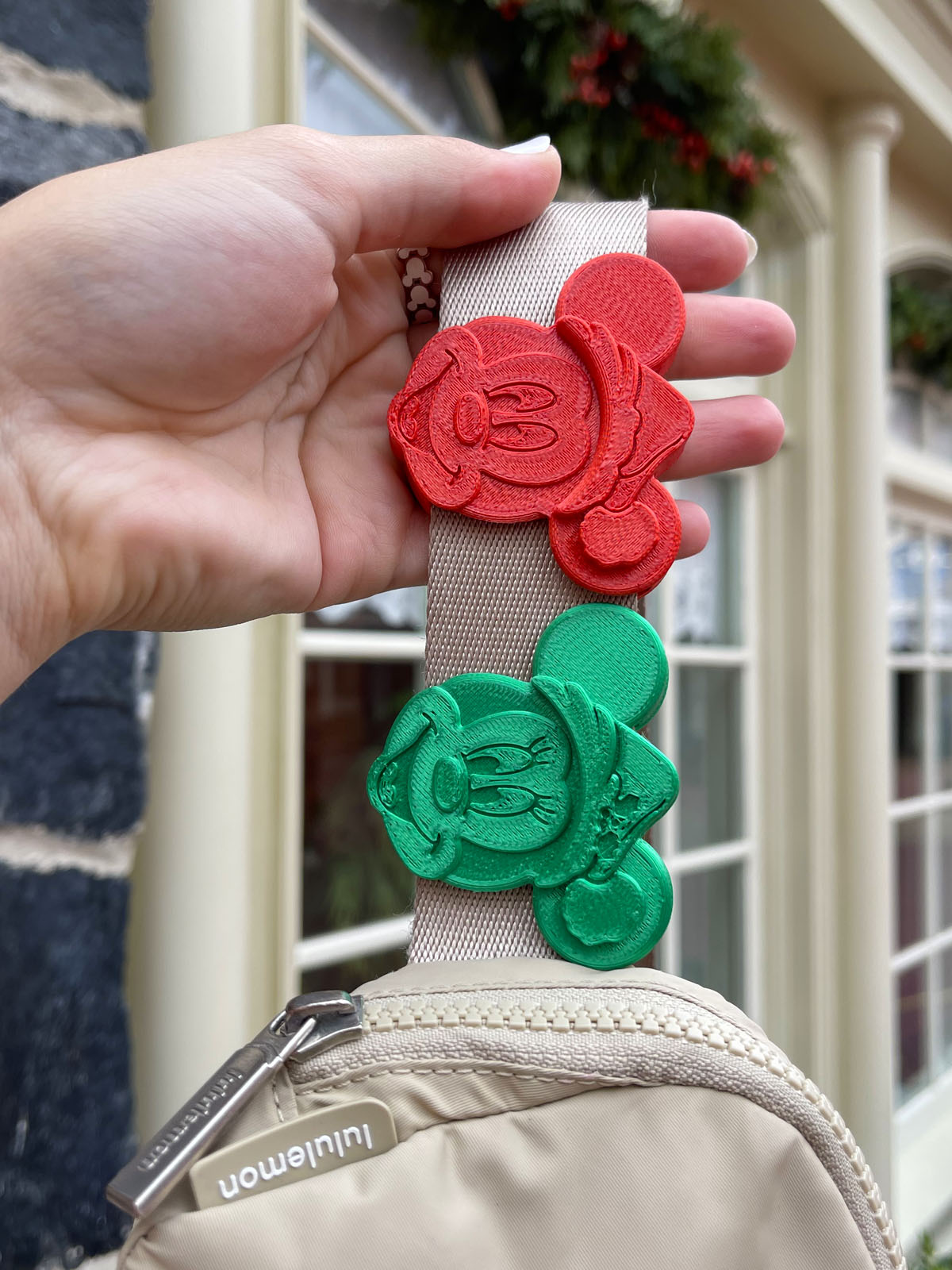 Santa Mouse Belt and Bag Charm