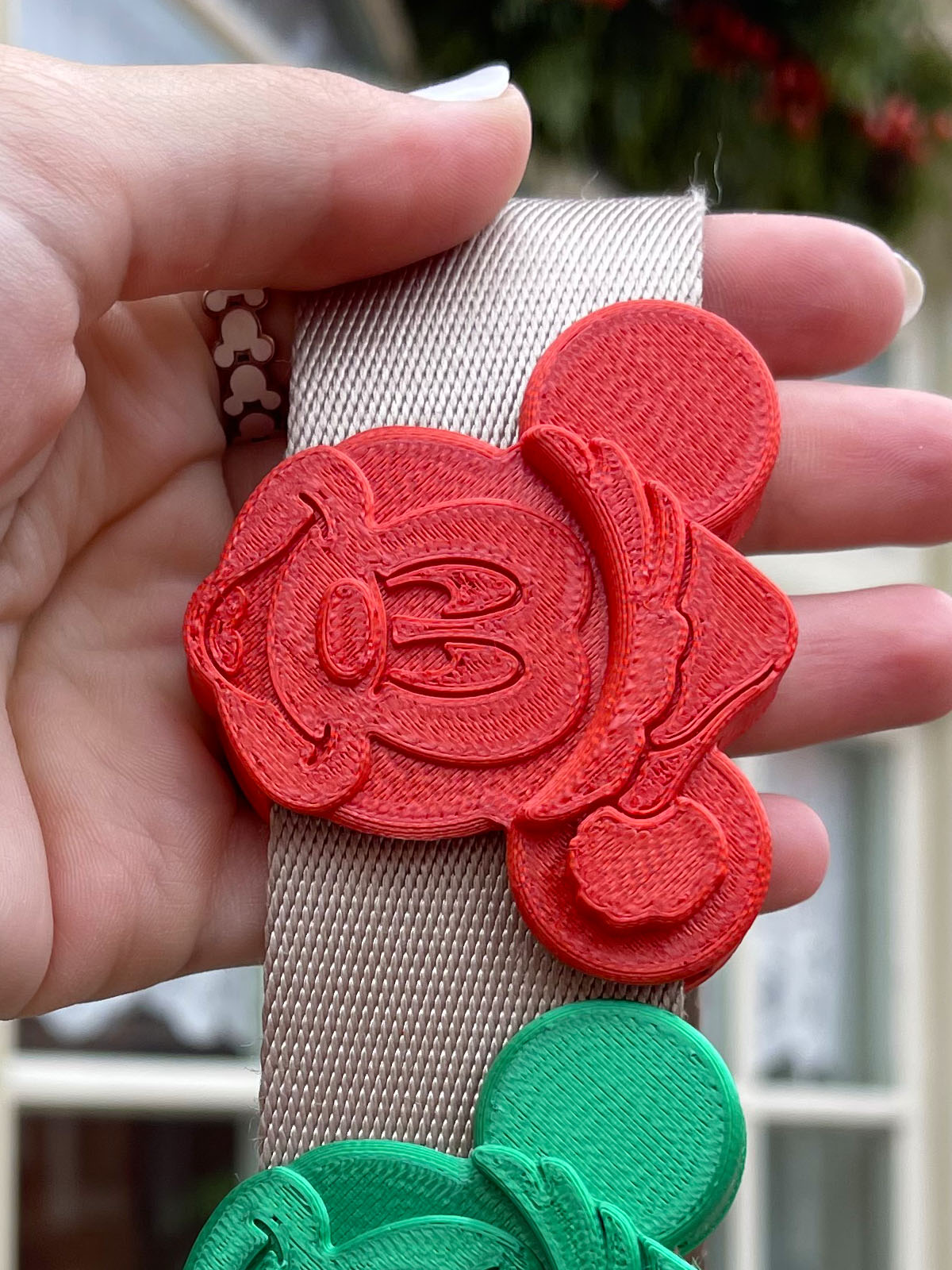 Santa Mouse Belt and Bag Charm