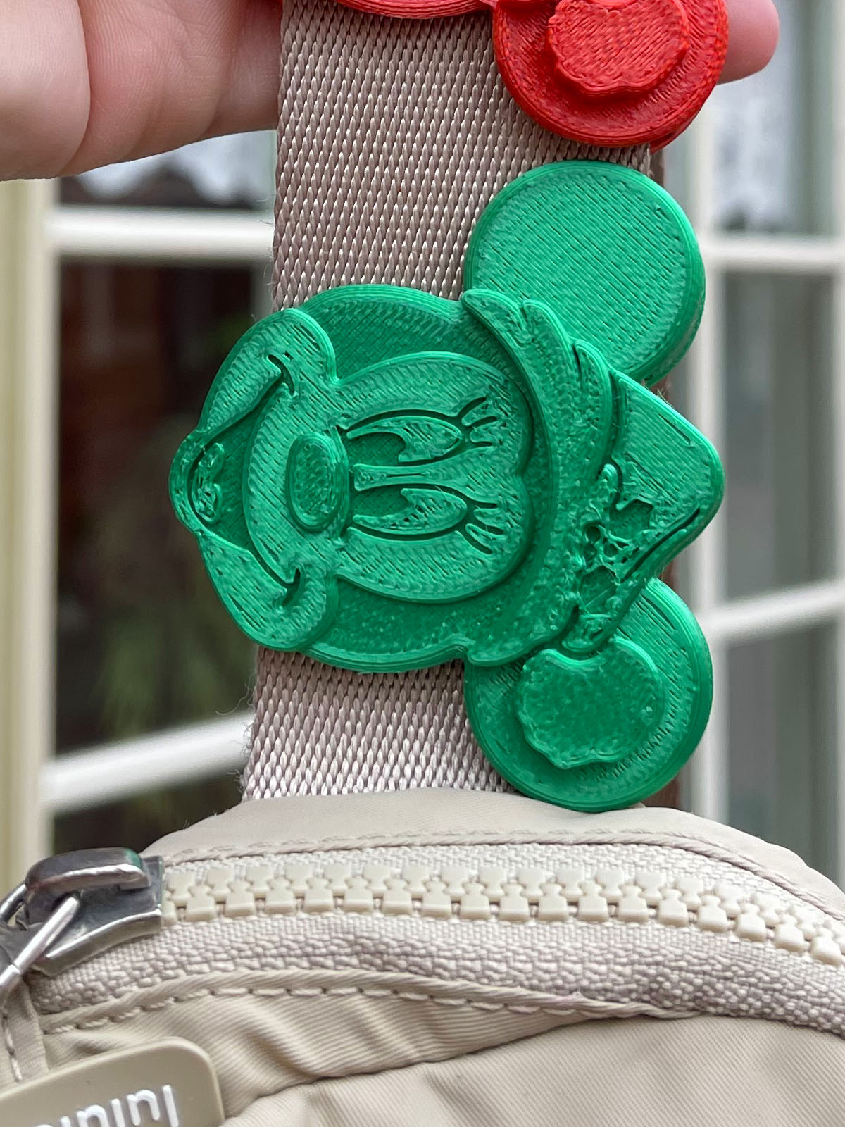 Santa Mouse Belt and Bag Charm