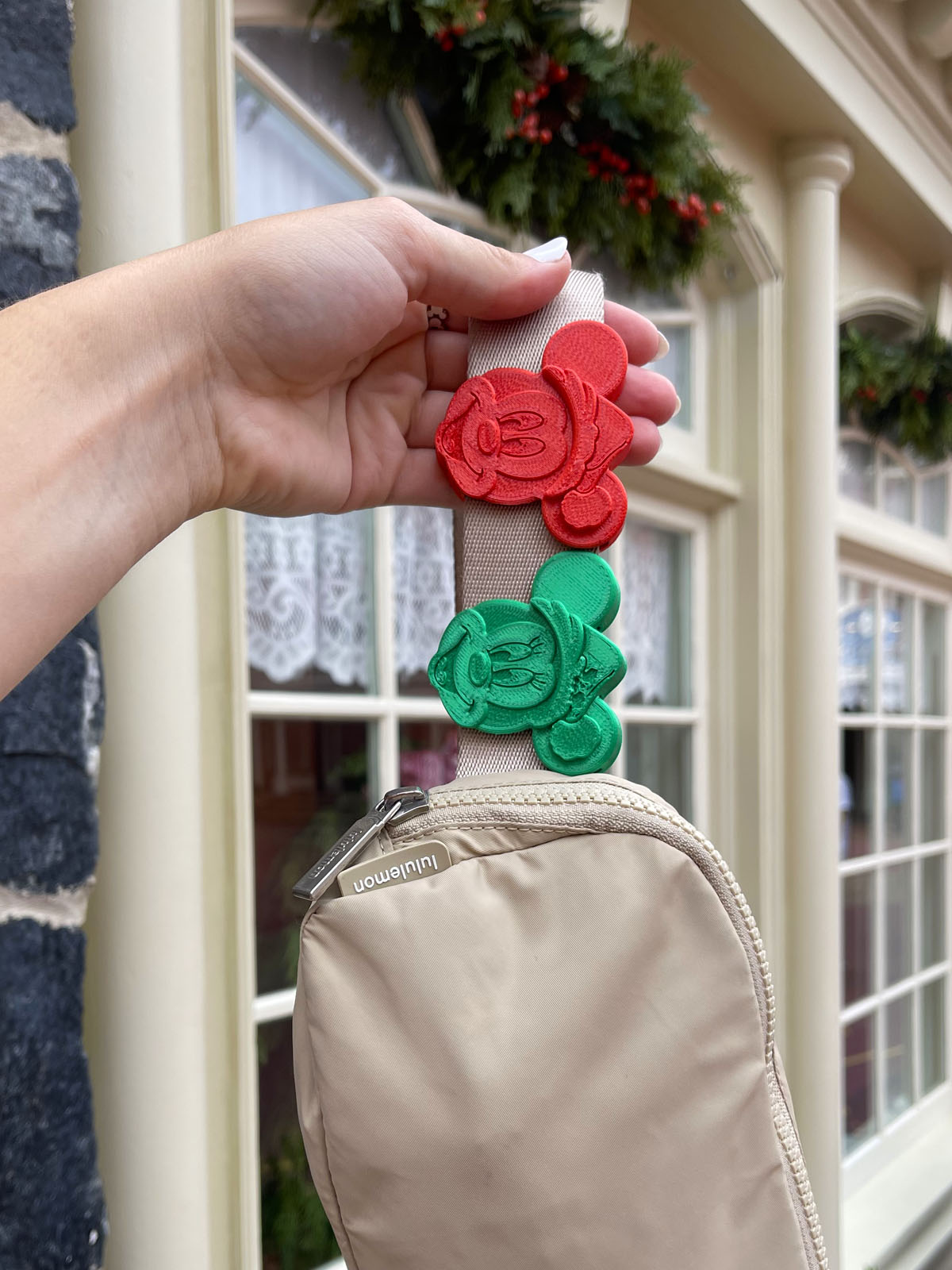 Santa Mouse Belt and Bag Charm
