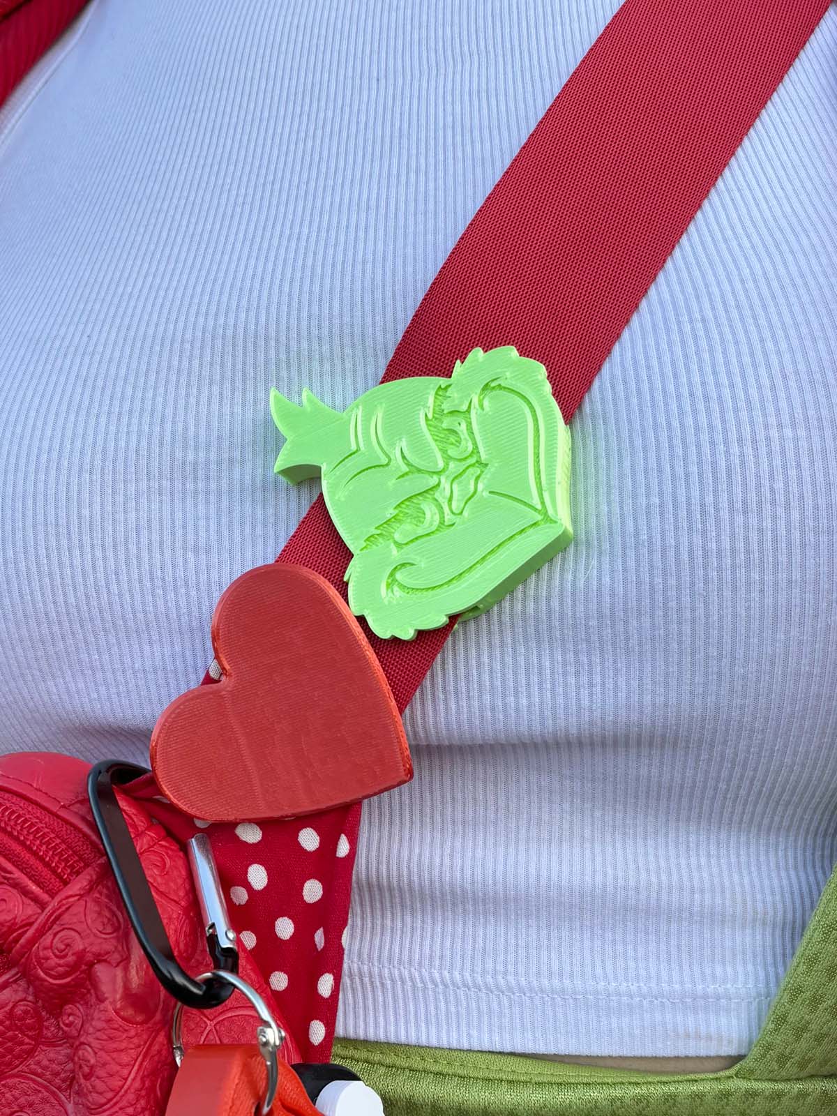 Green Grouch Belt and Bag Charm