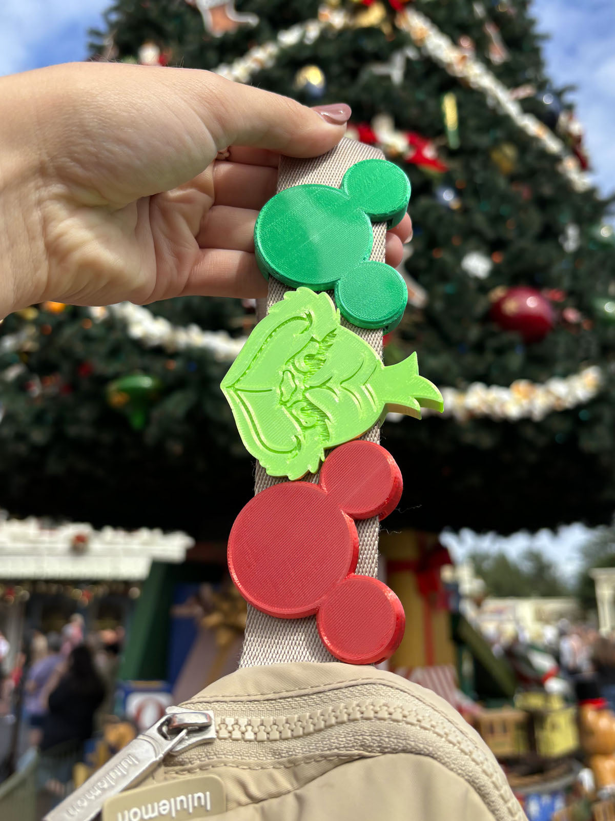 Green Grouch Belt and Bag Charm