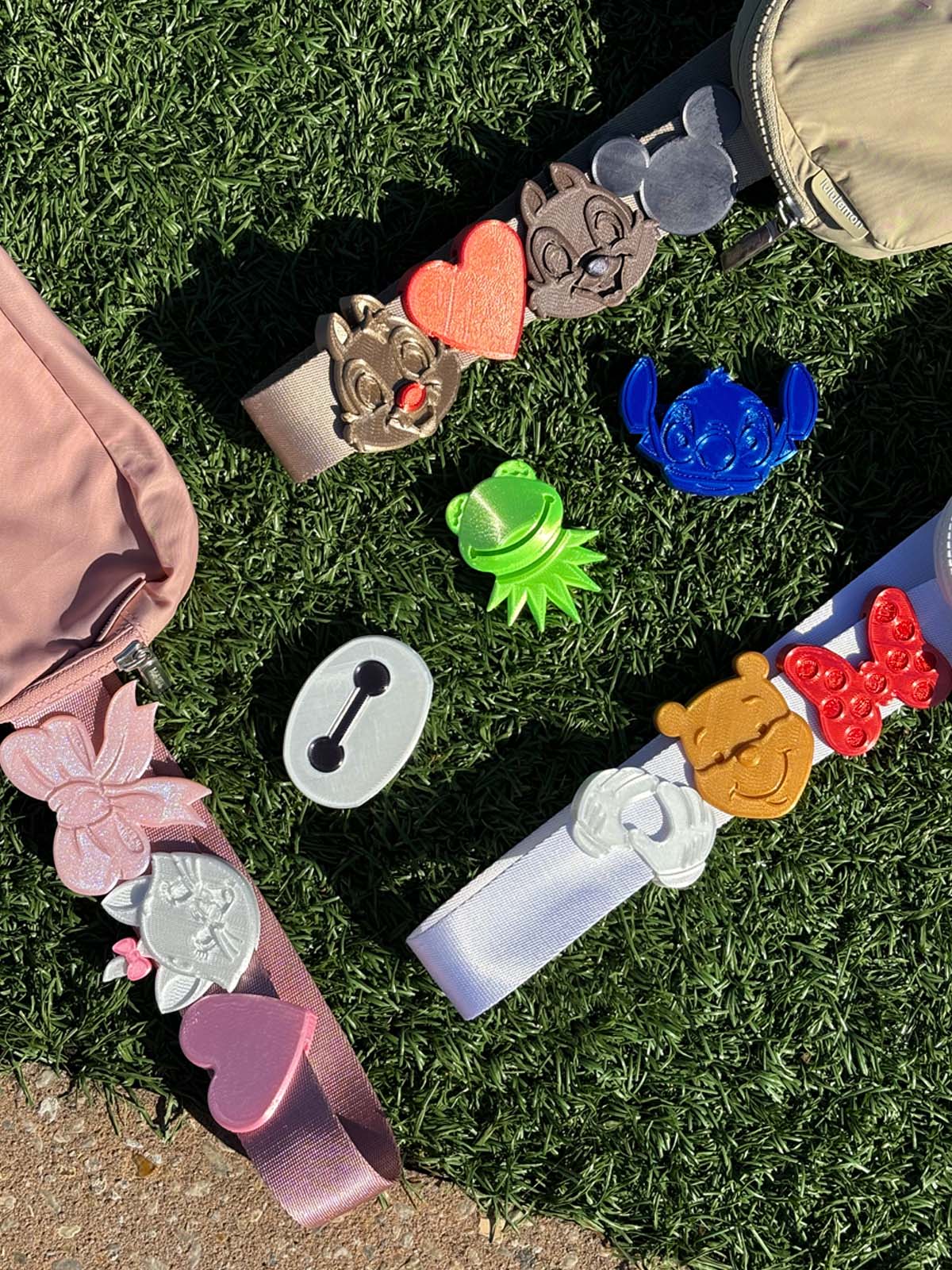 The Chipmunks Belt and Bag Charms