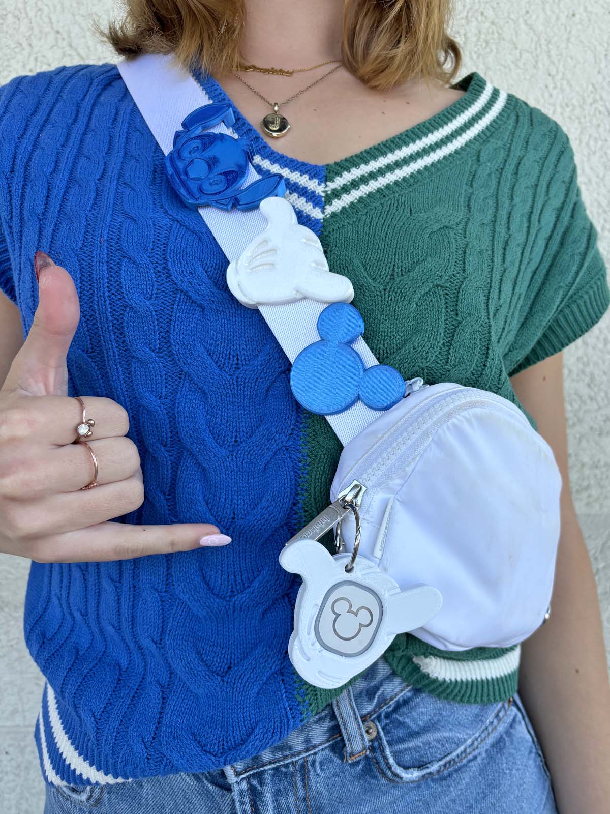 Shaka Hand Belt and Bag Charm