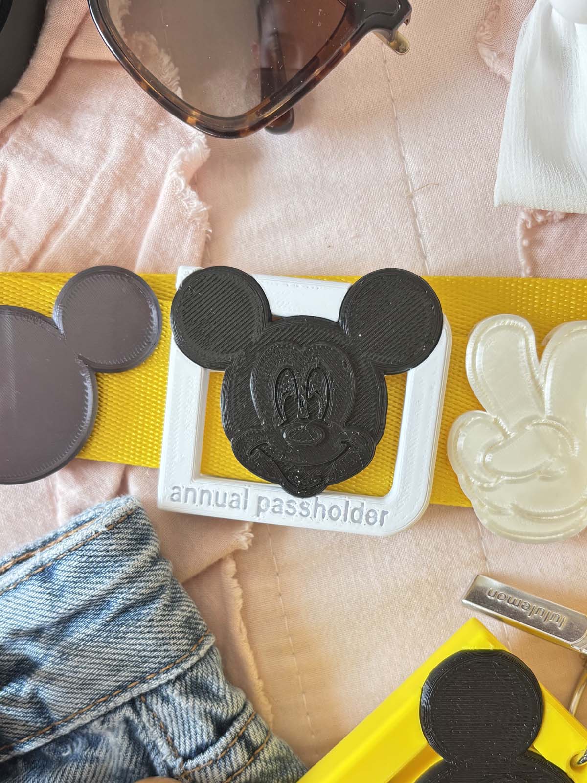 Passholder Belt and Bag Charm