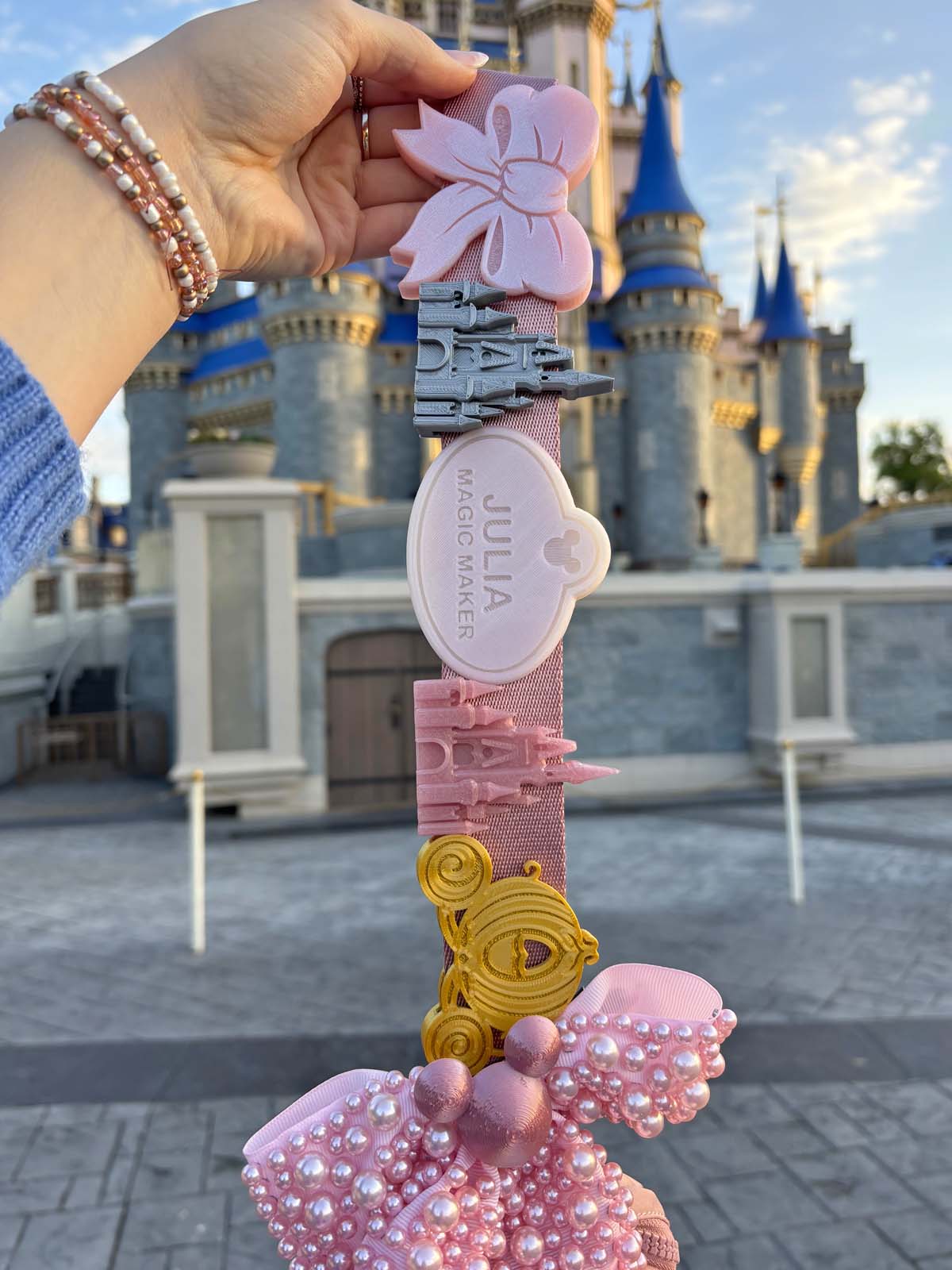 Castle Belt and Bag Charm