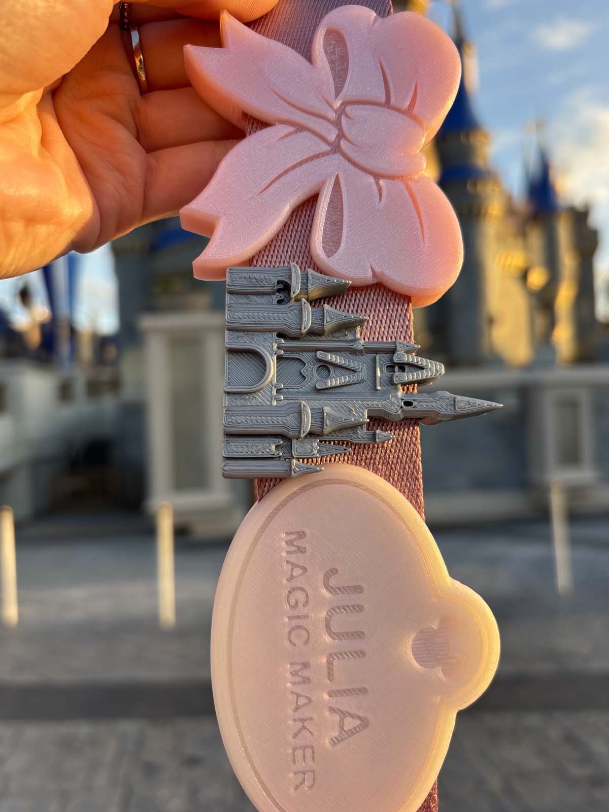 Castle Belt and Bag Charm