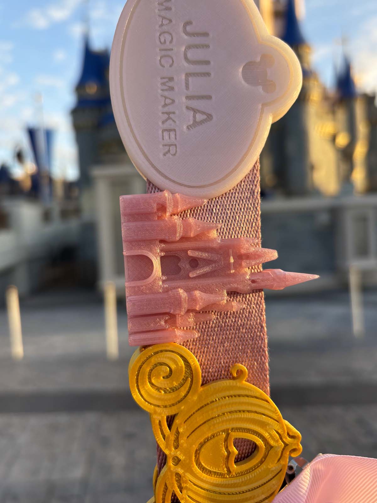 Castle Belt and Bag Charm