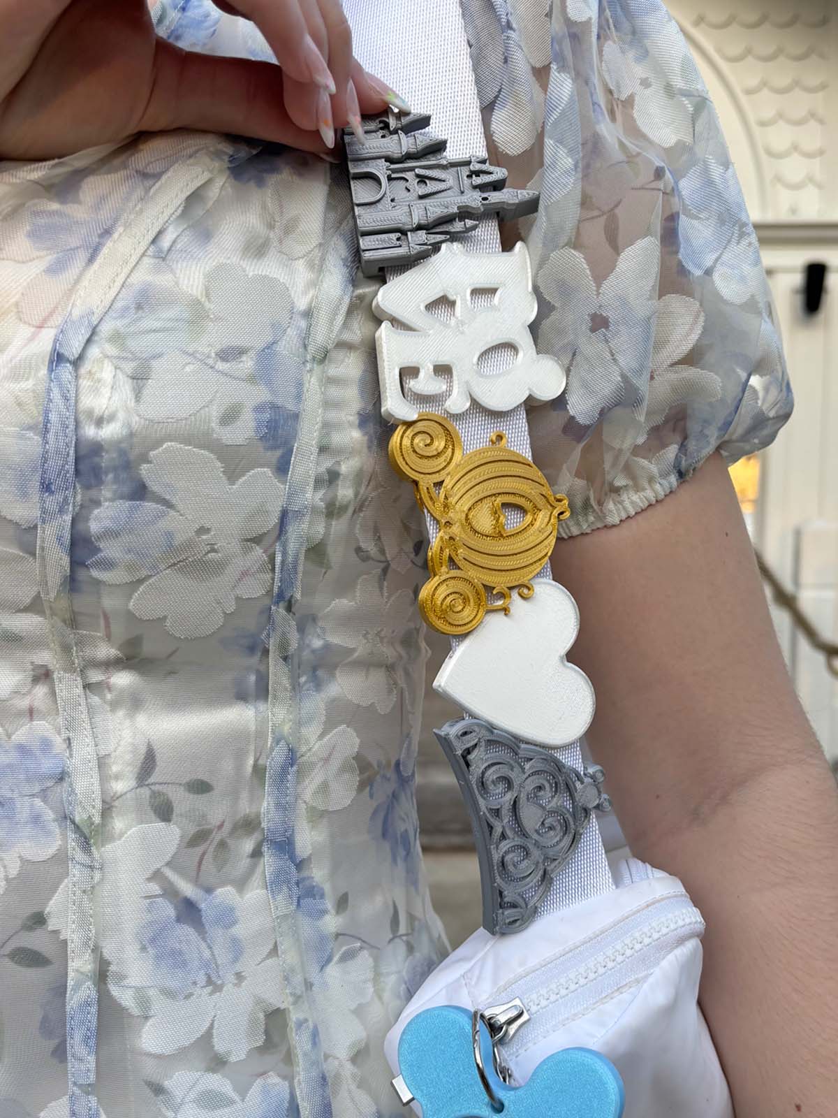 Castle Belt and Bag Charm