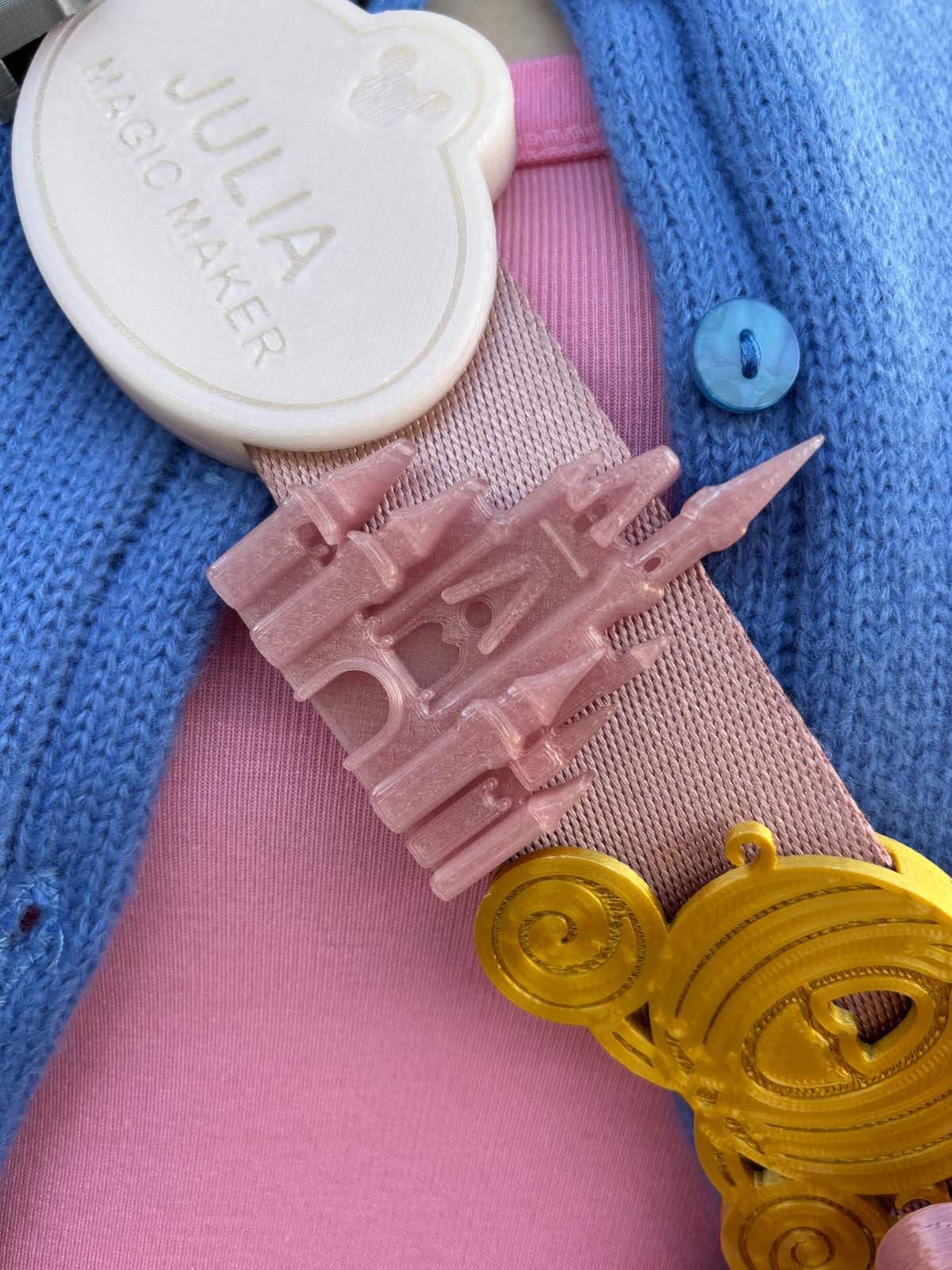 Castle Belt and Bag Charm