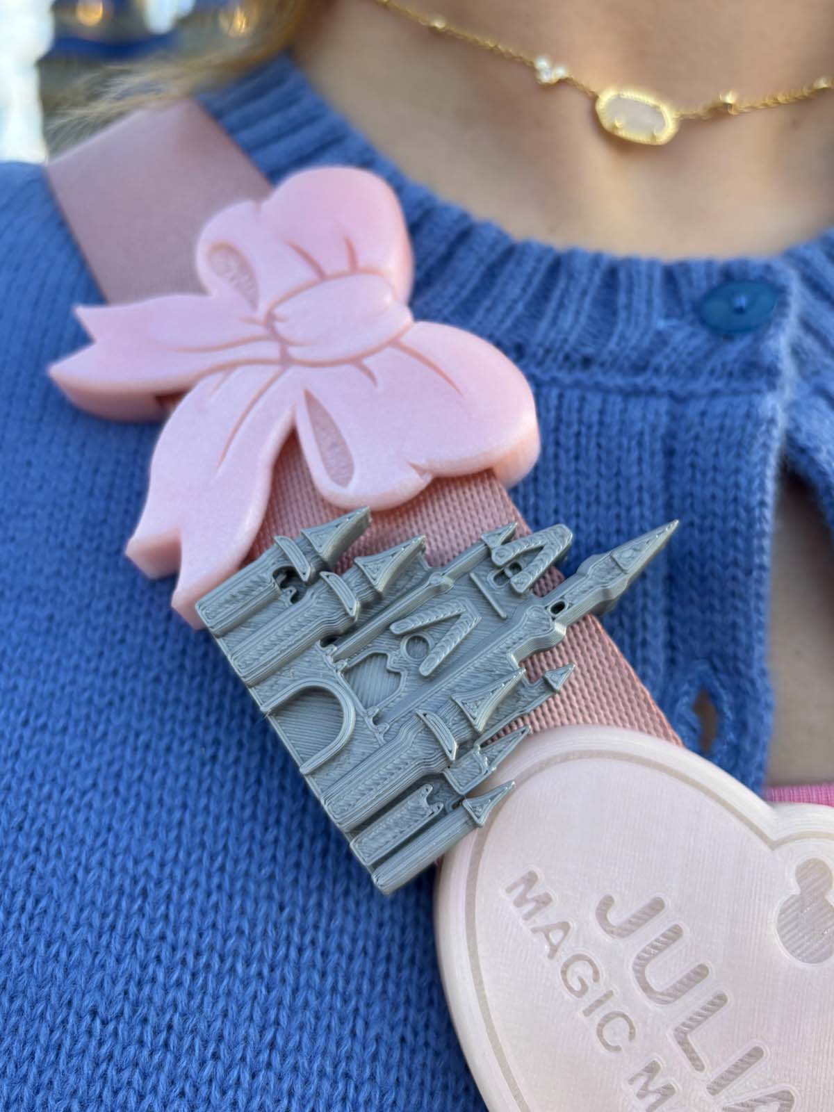 Castle Belt and Bag Charm