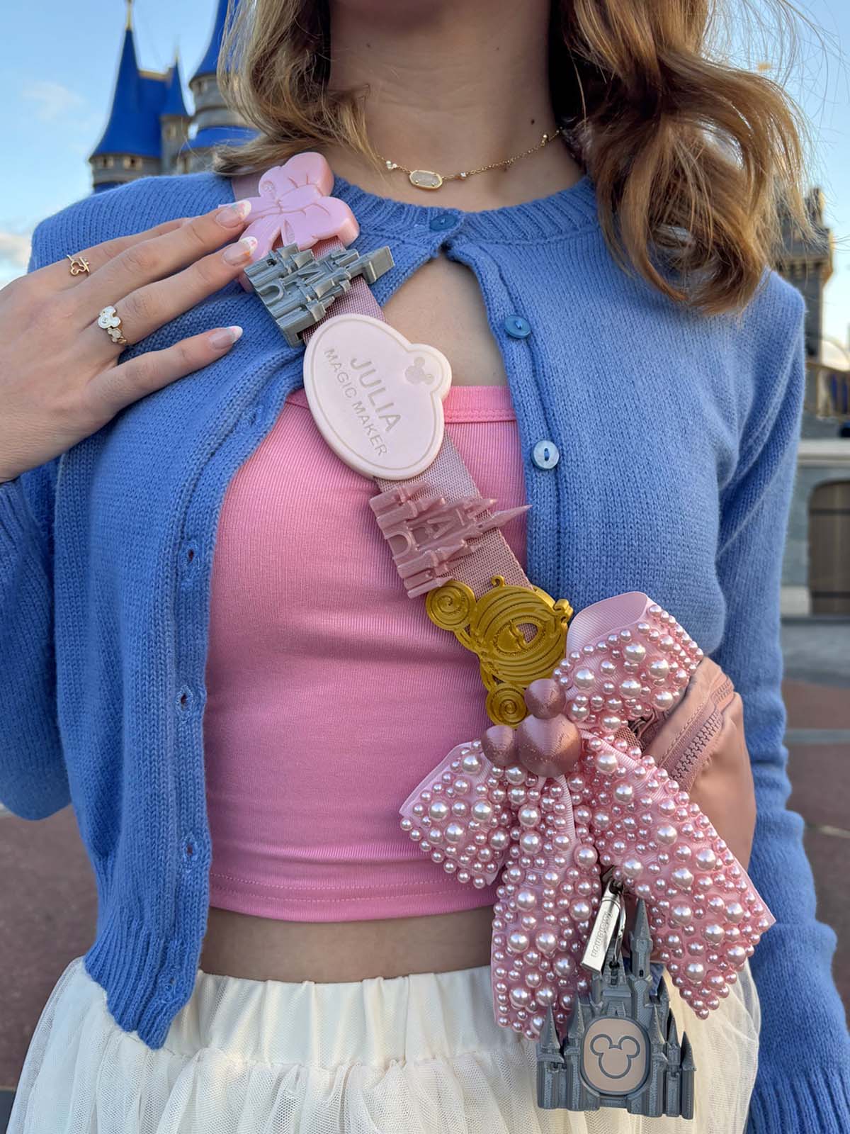 Castle Belt and Bag Charm