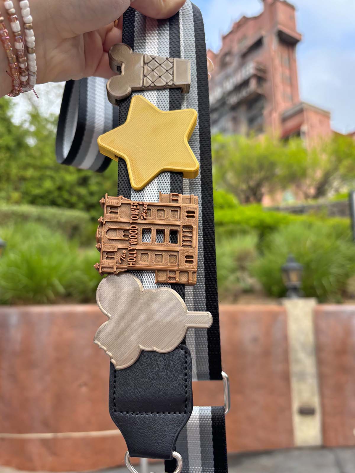 Haunted Tower Hotel Belt and Bag Charm