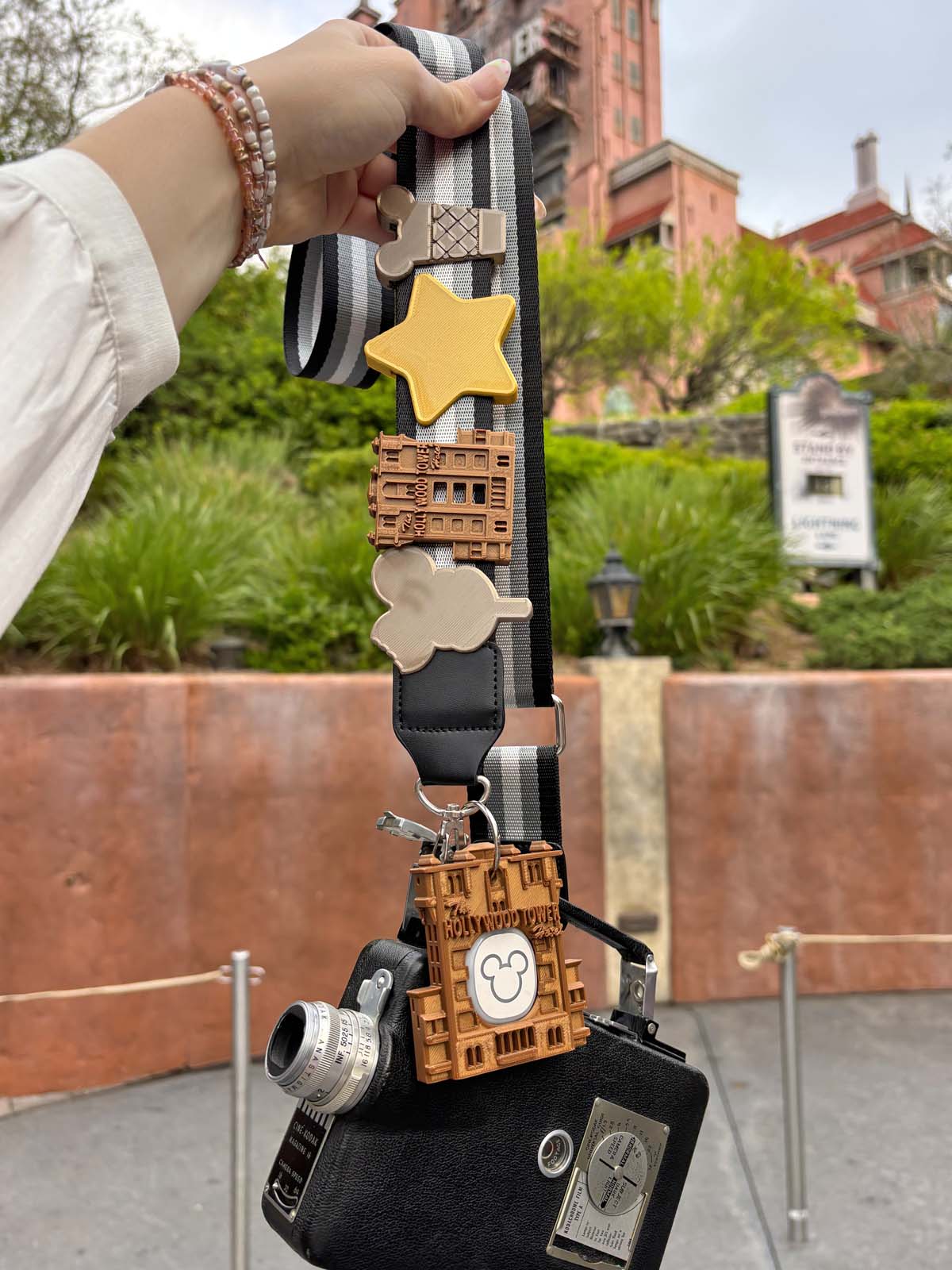 Haunted Tower Hotel Belt and Bag Charm