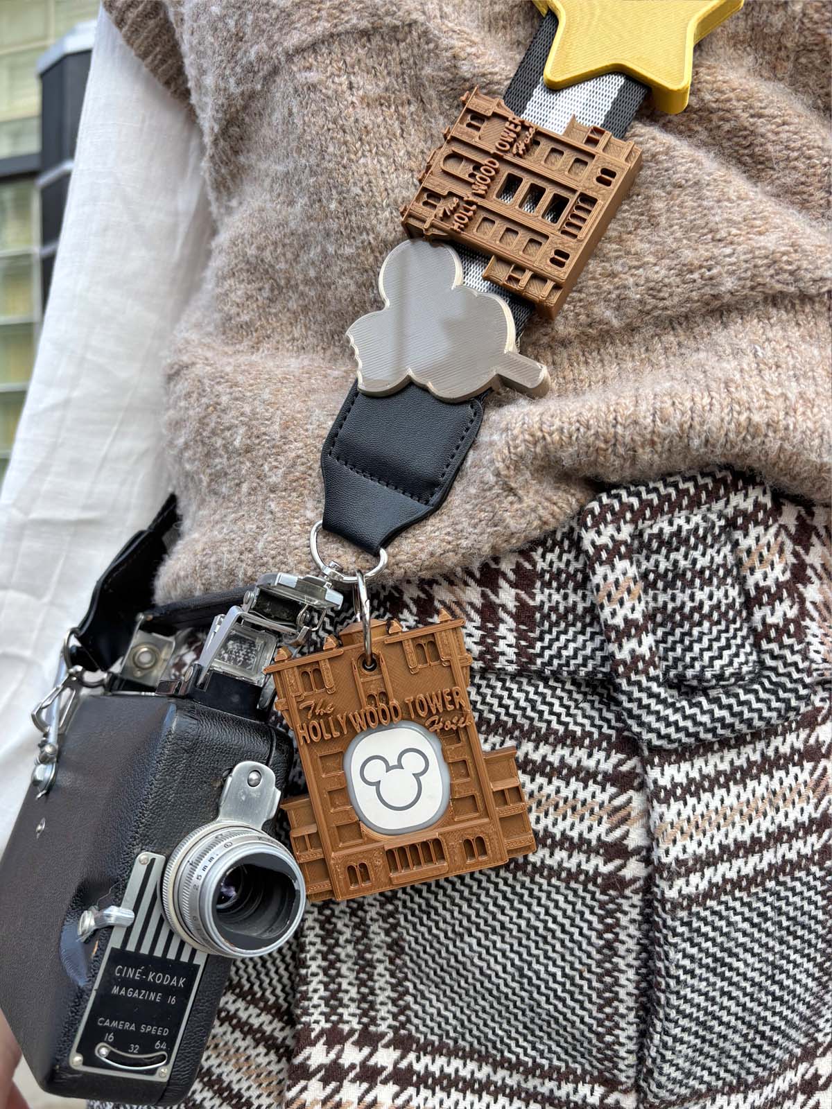 Haunted Tower Hotel Belt and Bag Charm