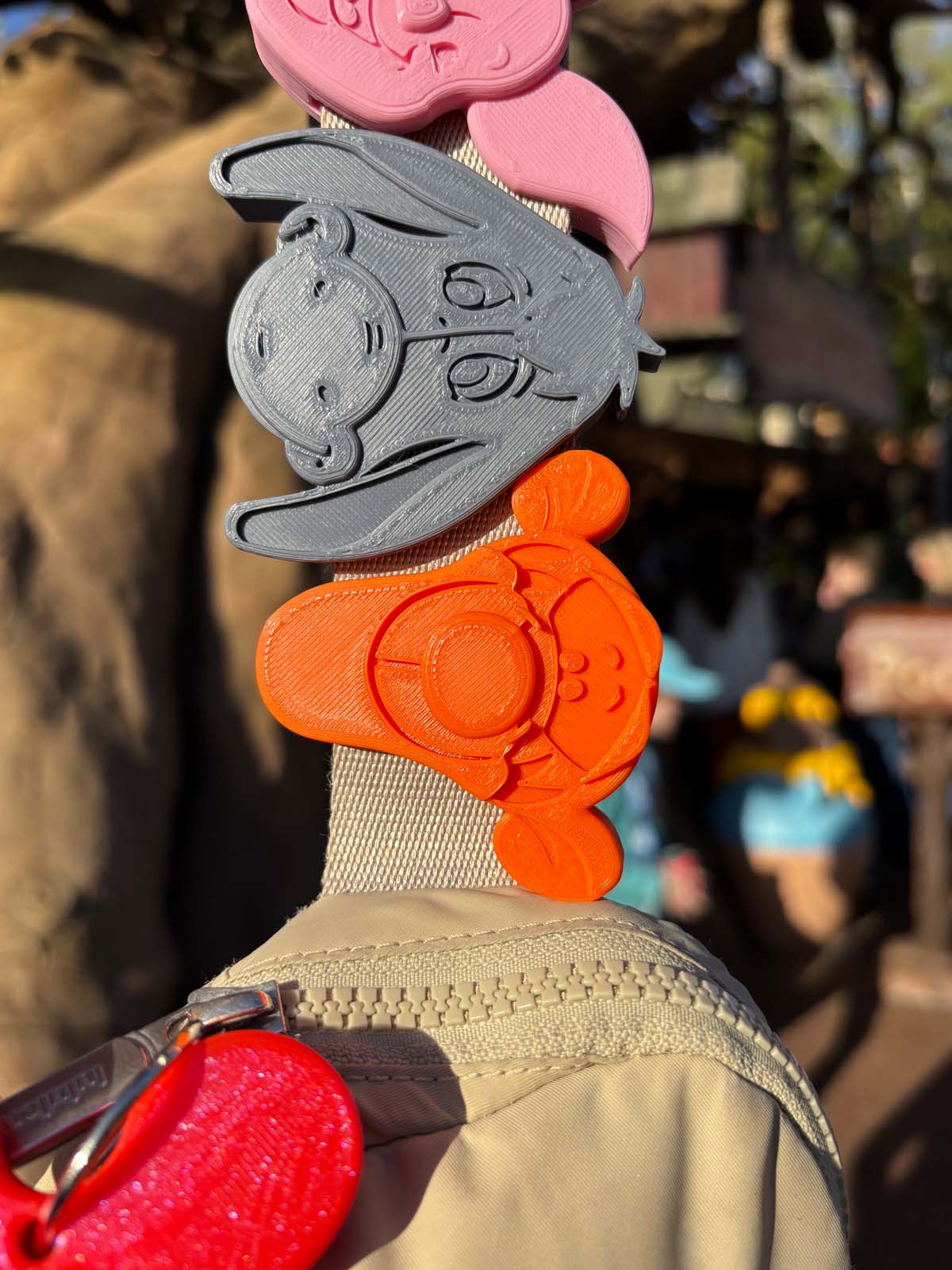 Silly Old Bear and Friends Belt and Bag Charms