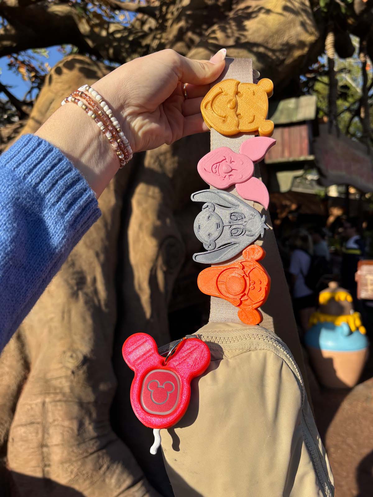 Silly Old Bear and Friends Belt and Bag Charms