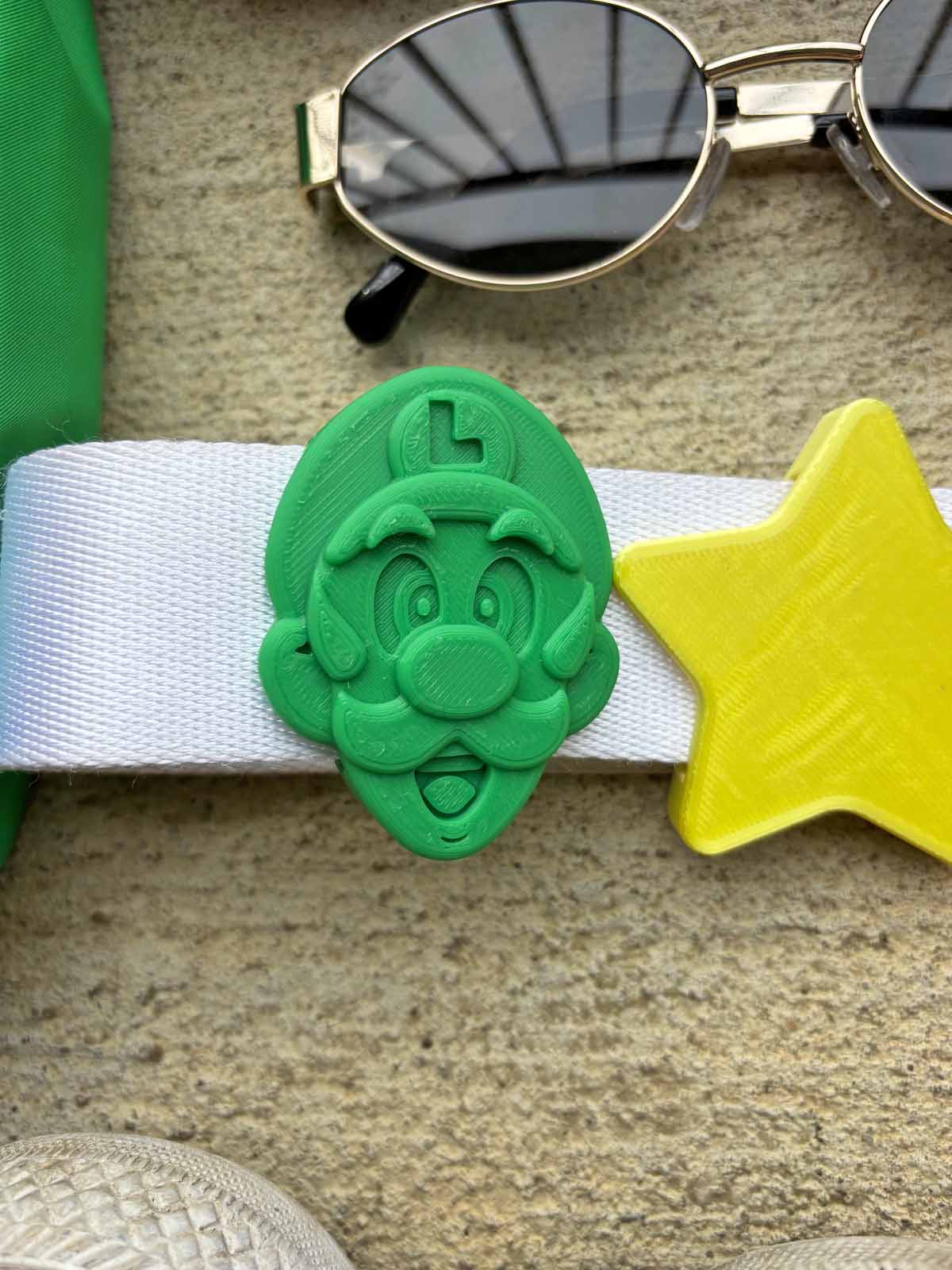 Kart Racing Brothers Belt and Bag Charms