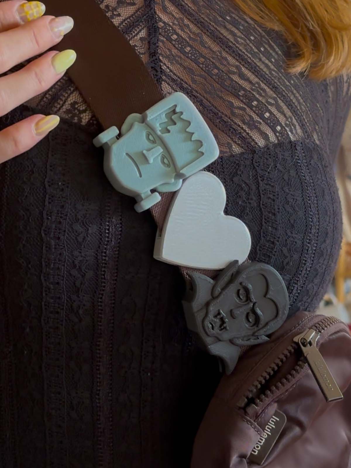 Classic Monsters Belt and Bag Charms