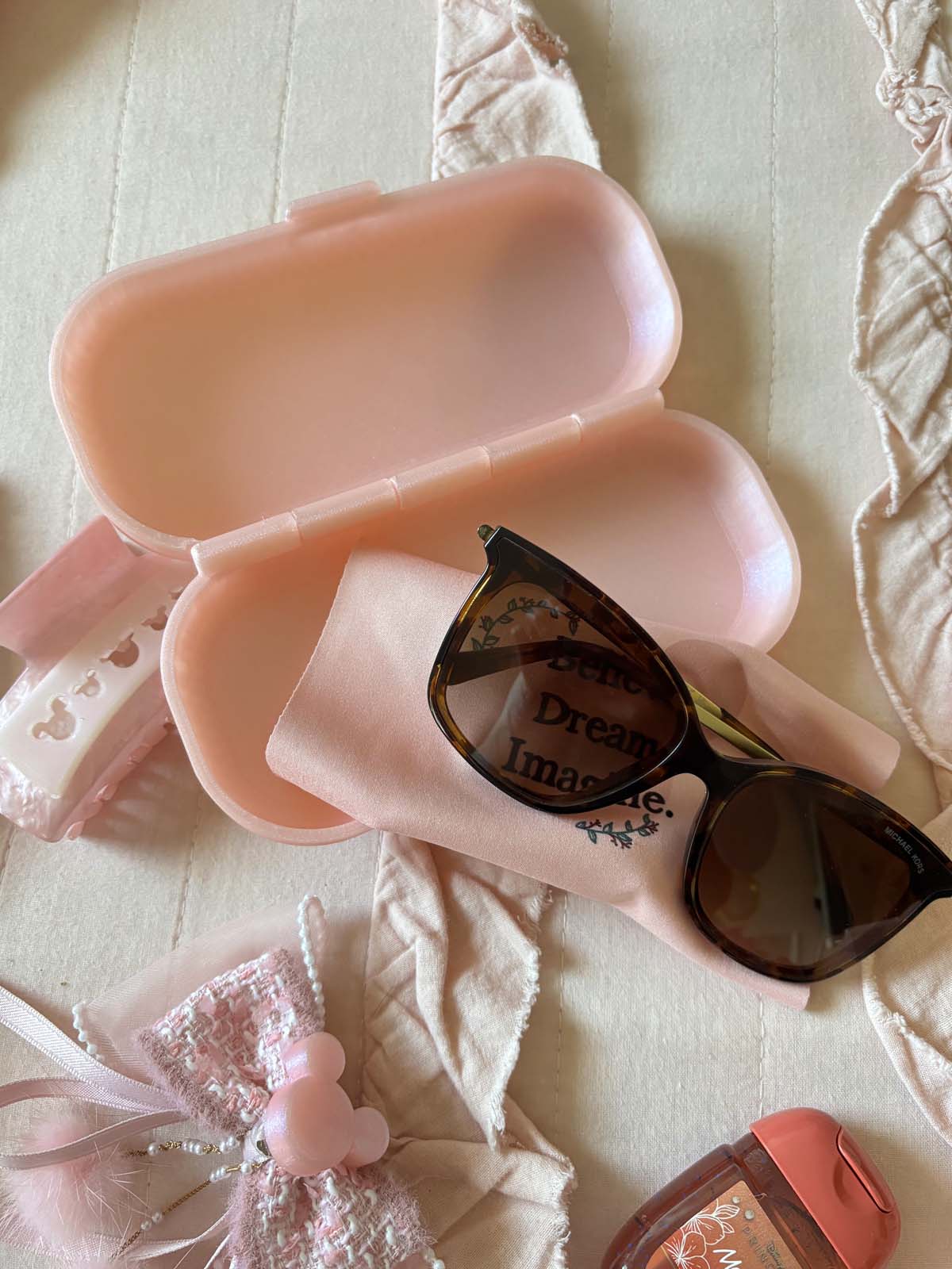 Park Princess Pink Glasses Case