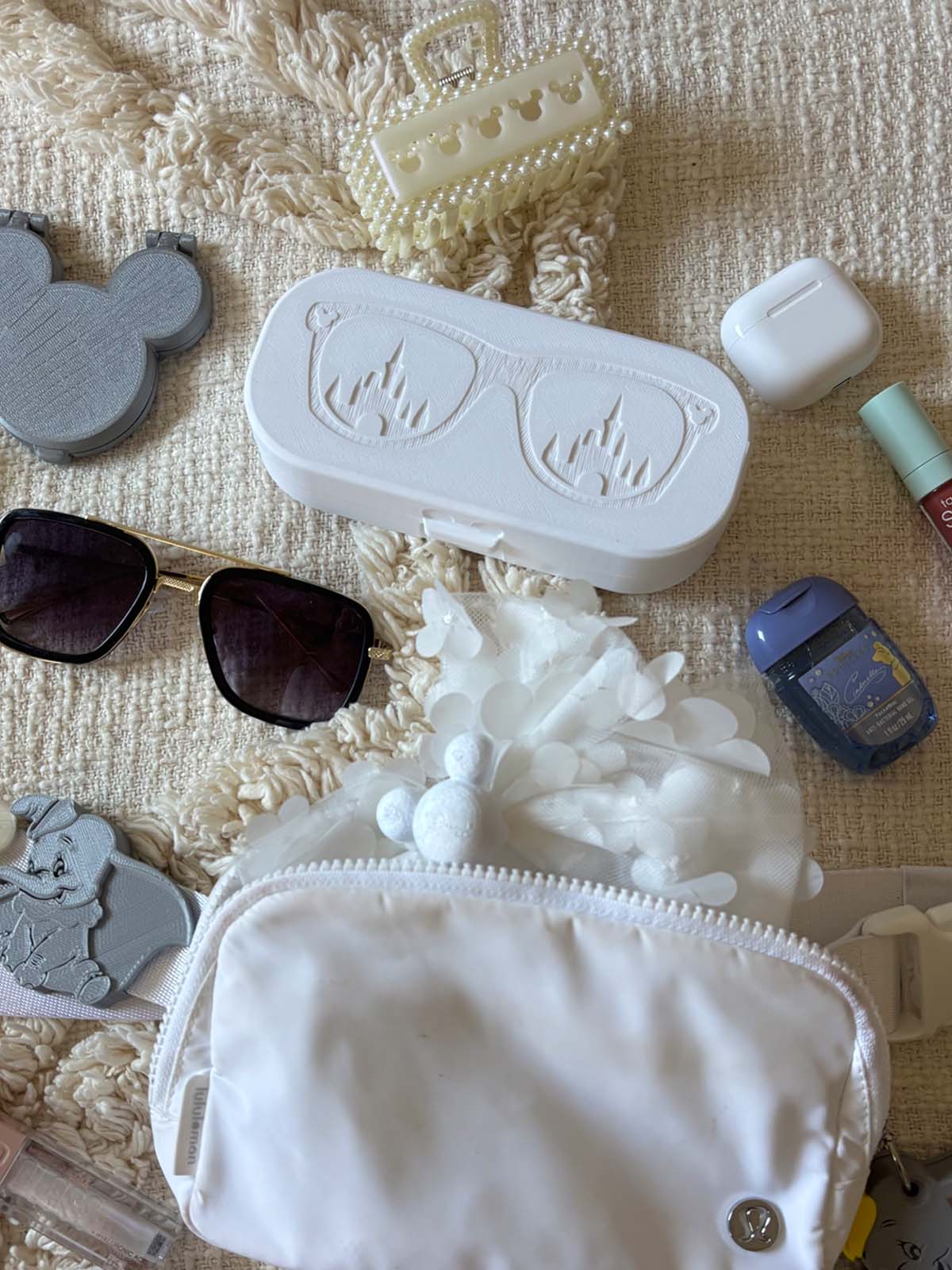 Sunnie Sight White Glasses Case