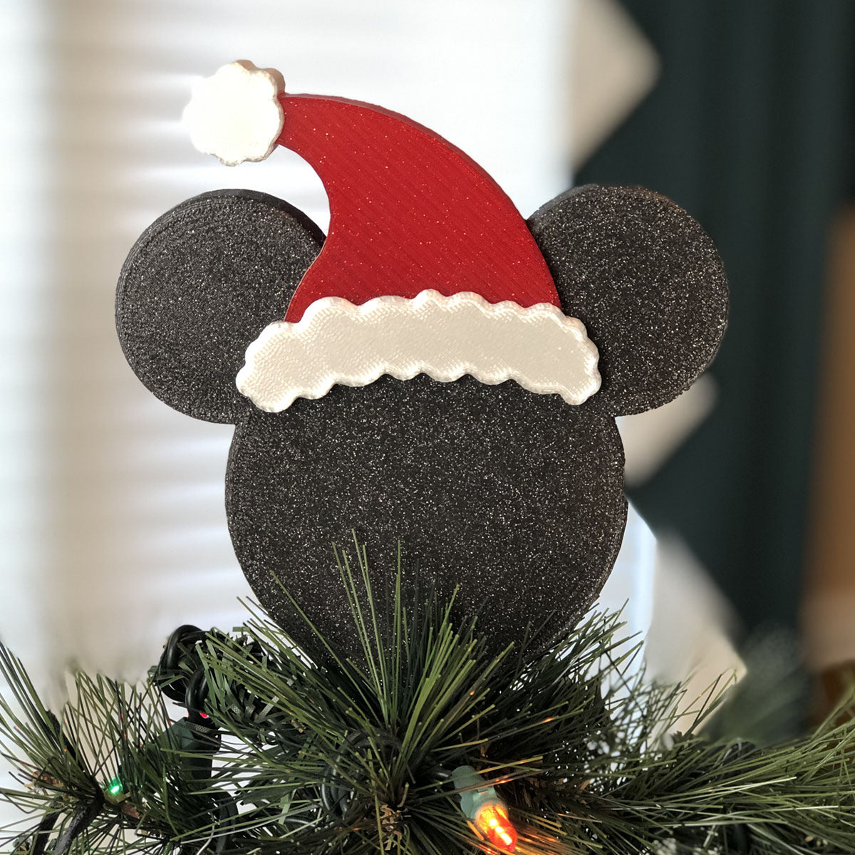Christmas Tree Topper - Classic Icon with Hat