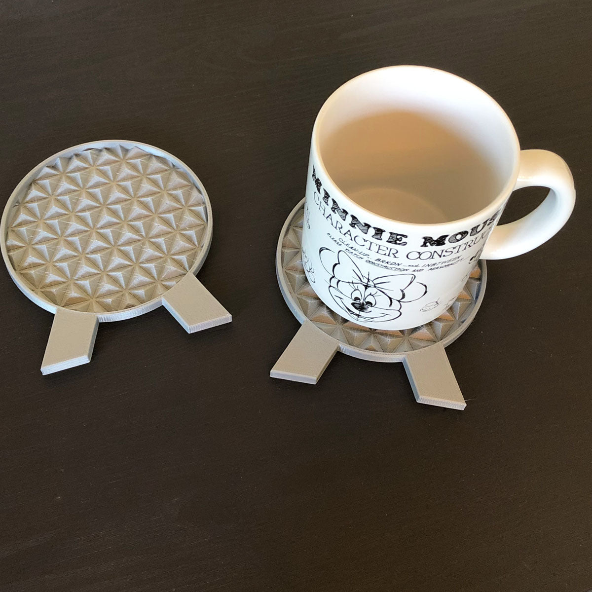 Grand and Magical Tri-Color Drink Coaster