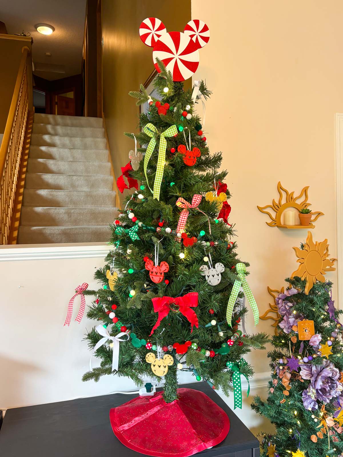 Peppermint Swirl Christmas Tree Topper