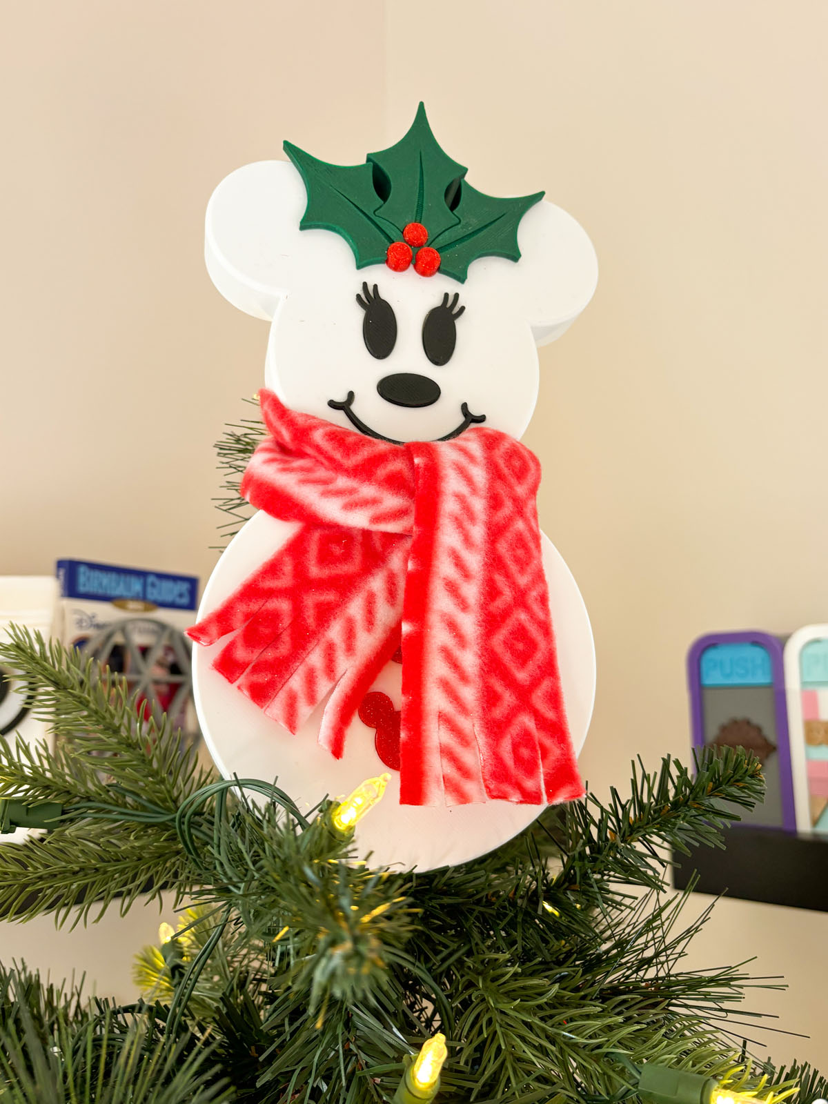 Disney holiday mickey & Minnie tree orders topper