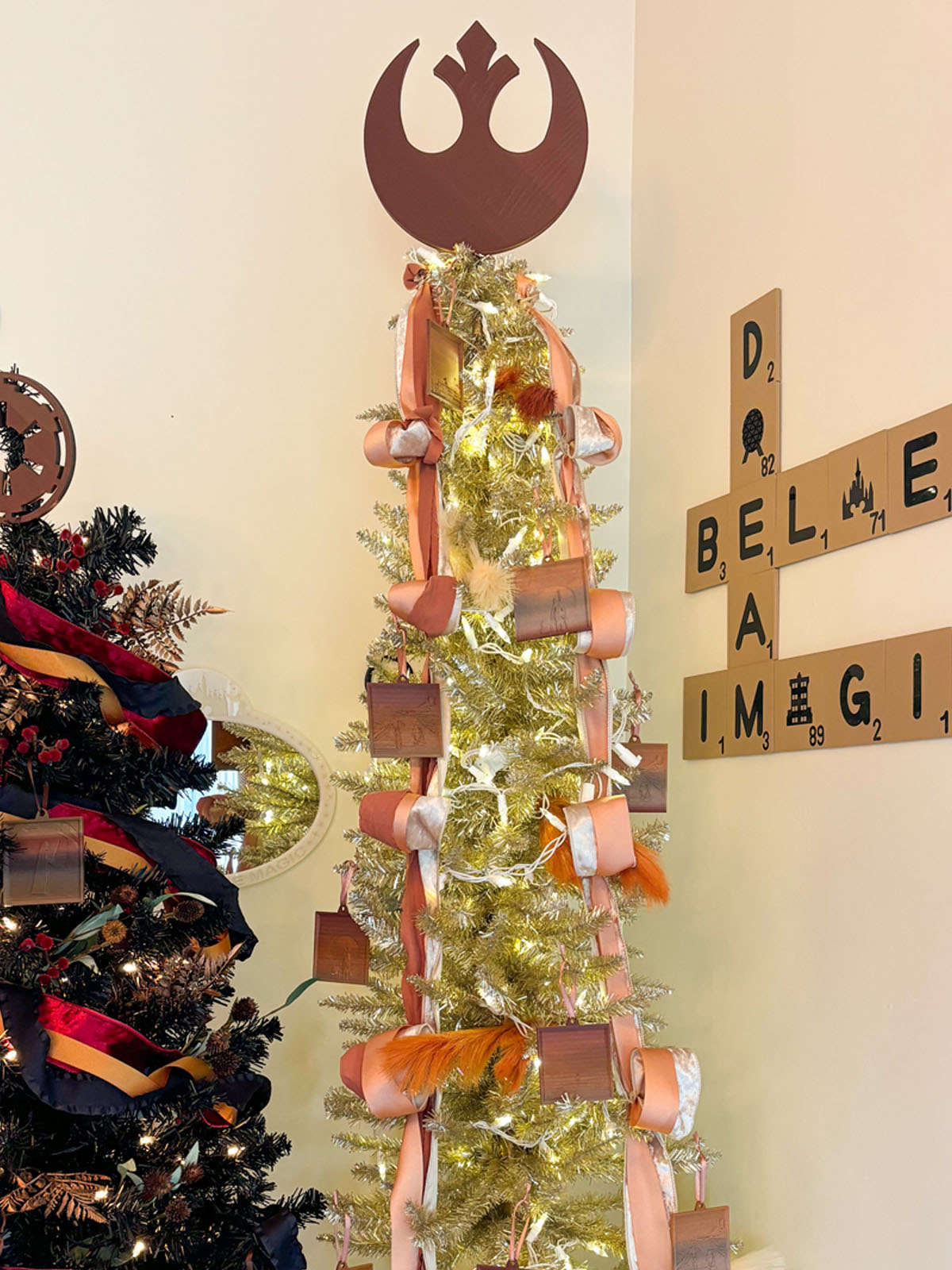 Rebel Emblem Christmas Tree Topper - CLEARANCE