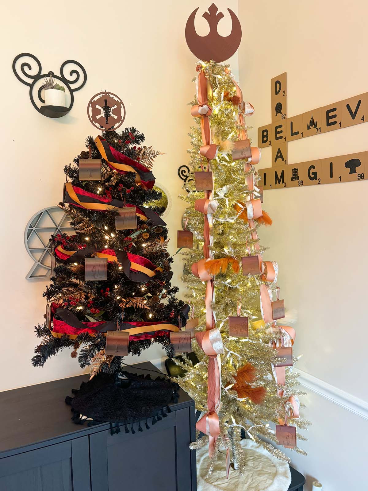 Rebel Emblem Christmas Tree Topper - CLEARANCE