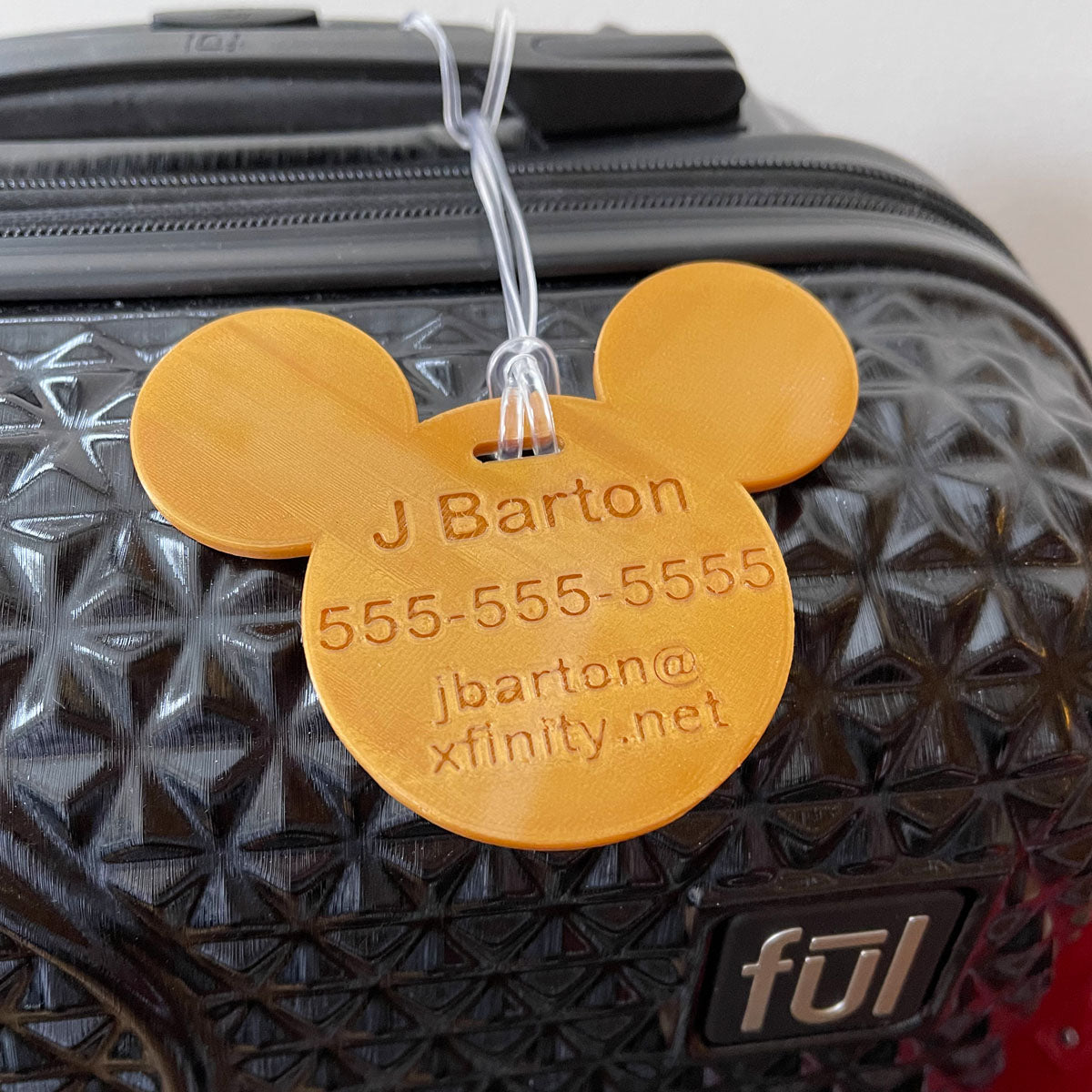 Classic Mouse Luggage Tag