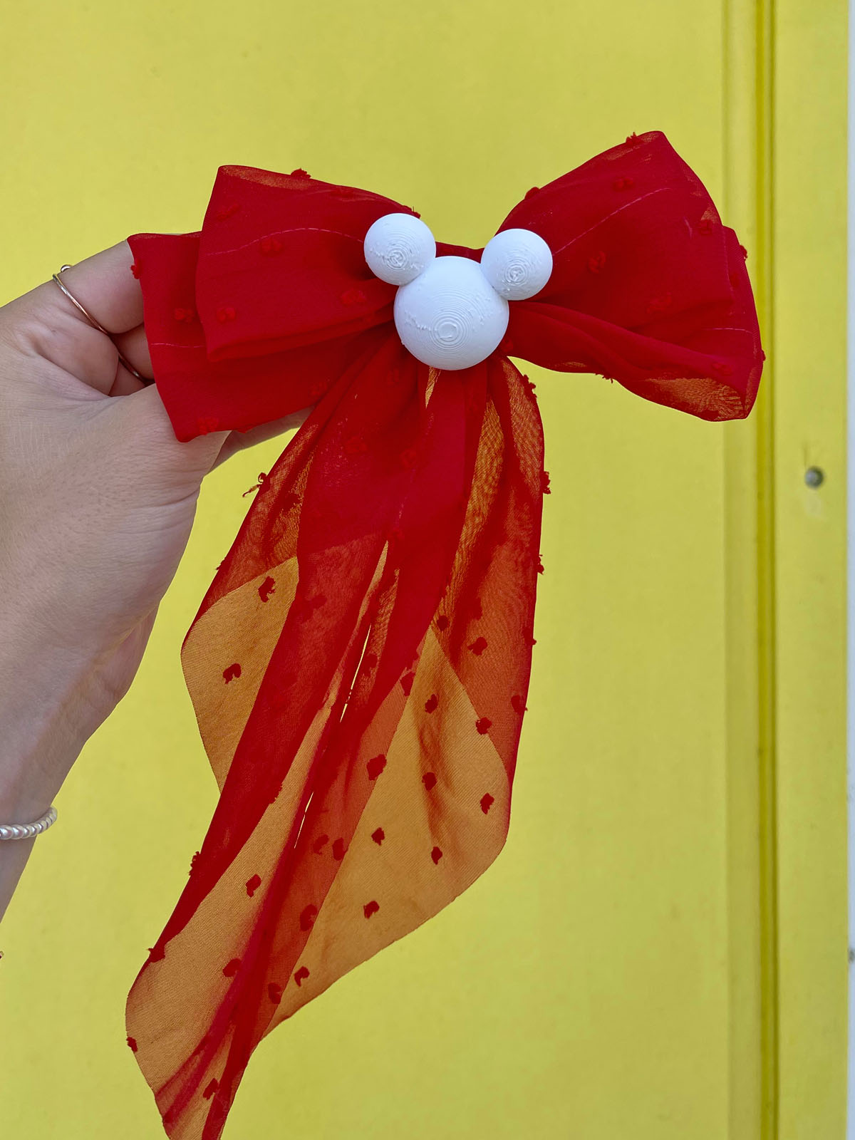 Do As Dreamers Do Hair Bow - Sheer