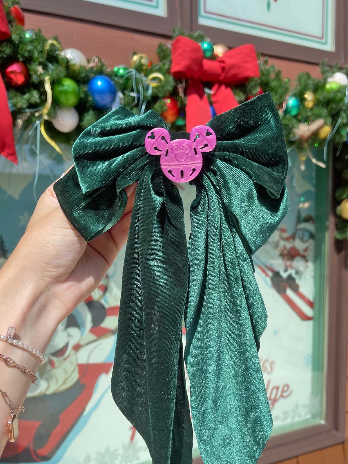 Do As Dreamers Do Hair Bow - Christmas & Winter