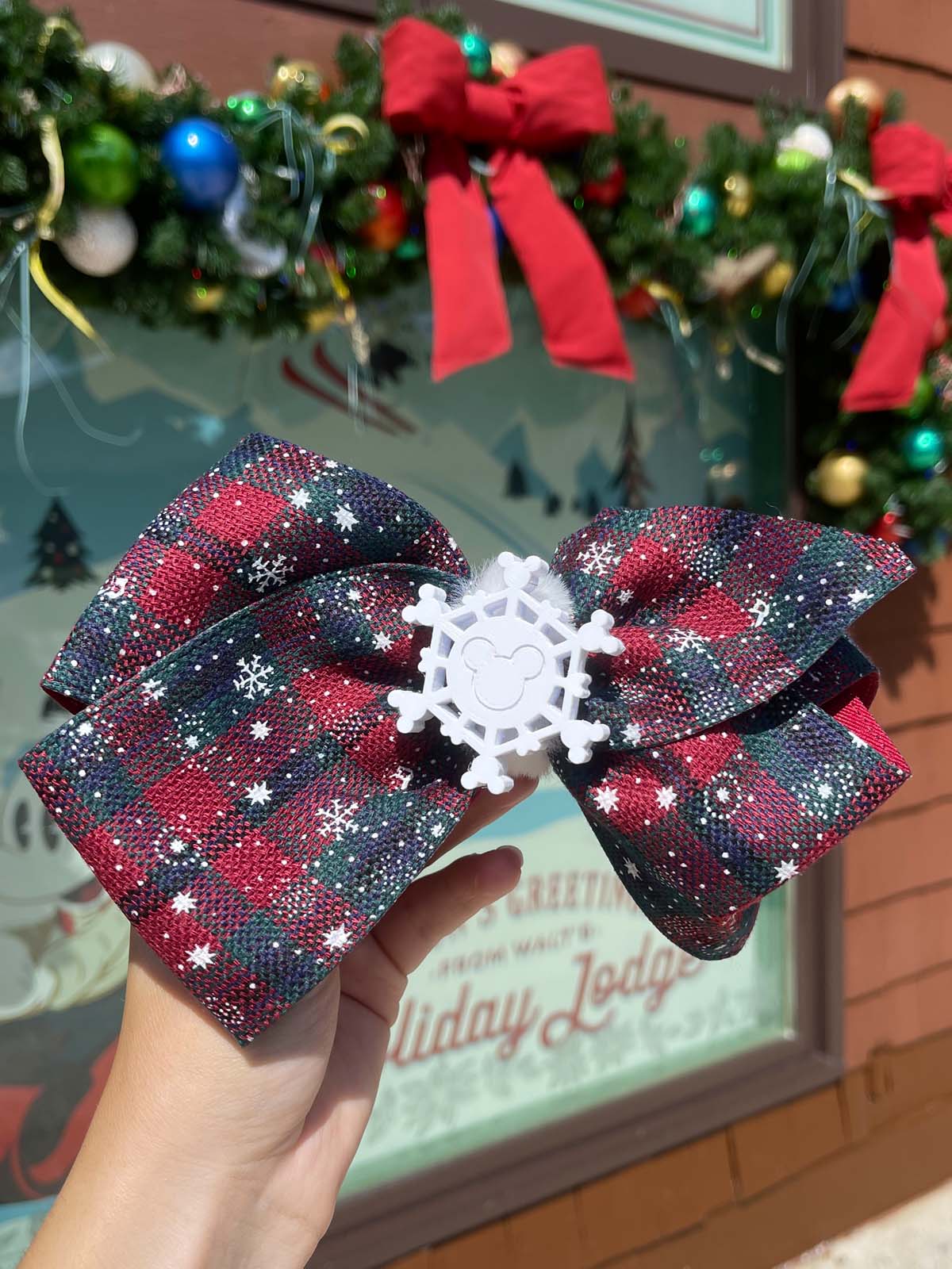 Do As Dreamers Do Hair Bow - Christmas & Winter