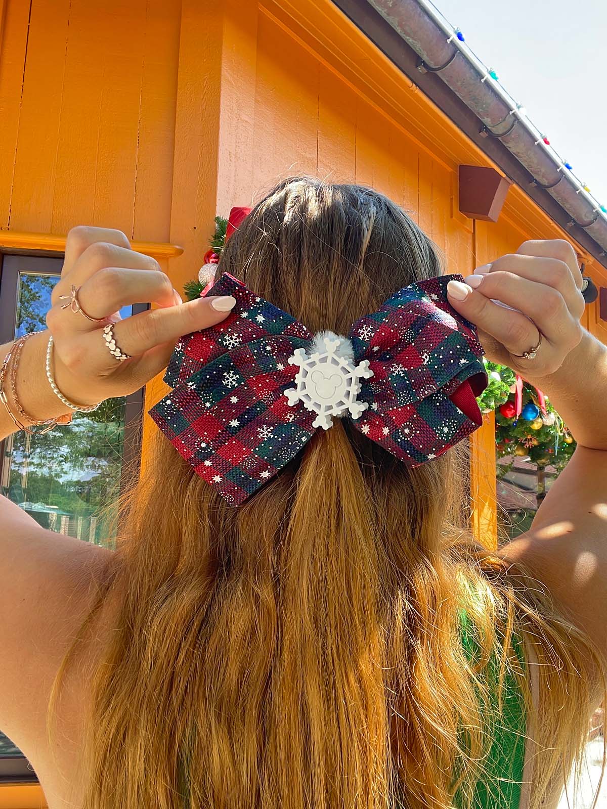 Do As Dreamers Do Hair Bow - Christmas & Winter