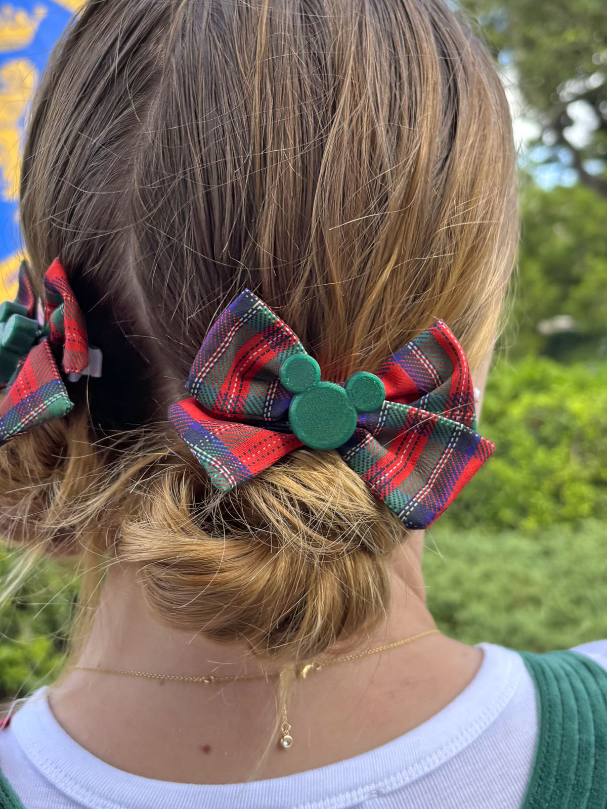 Do As Dreamers Do Hair Bow - Christmas Patterns