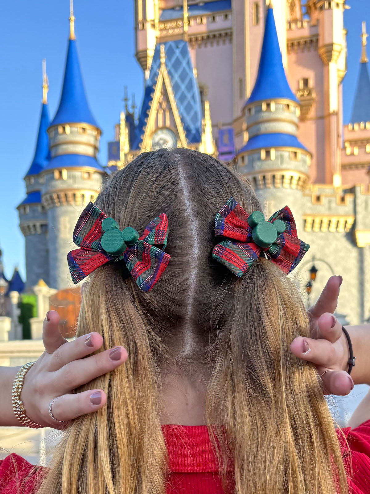 Do As Dreamers Do Hair Bow - Christmas Patterns