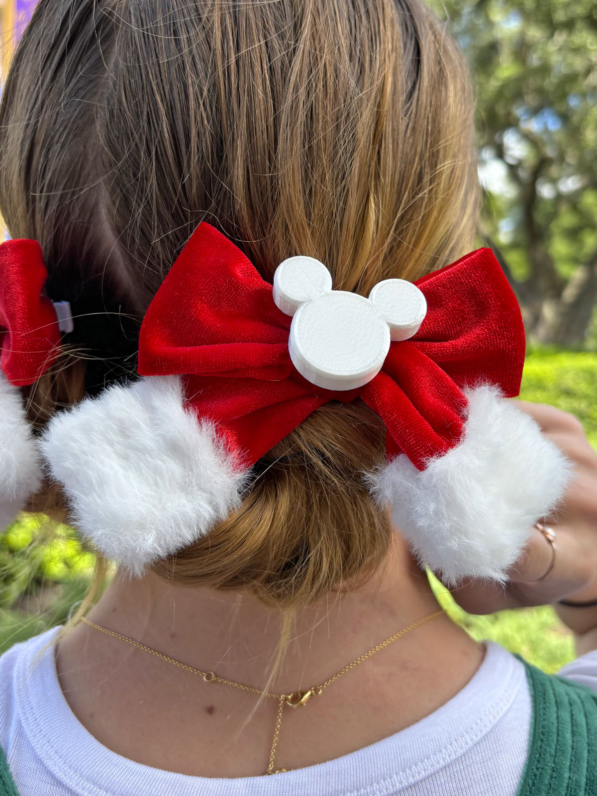 Do As Dreamers Do Hair Bow - Christmas Patterns