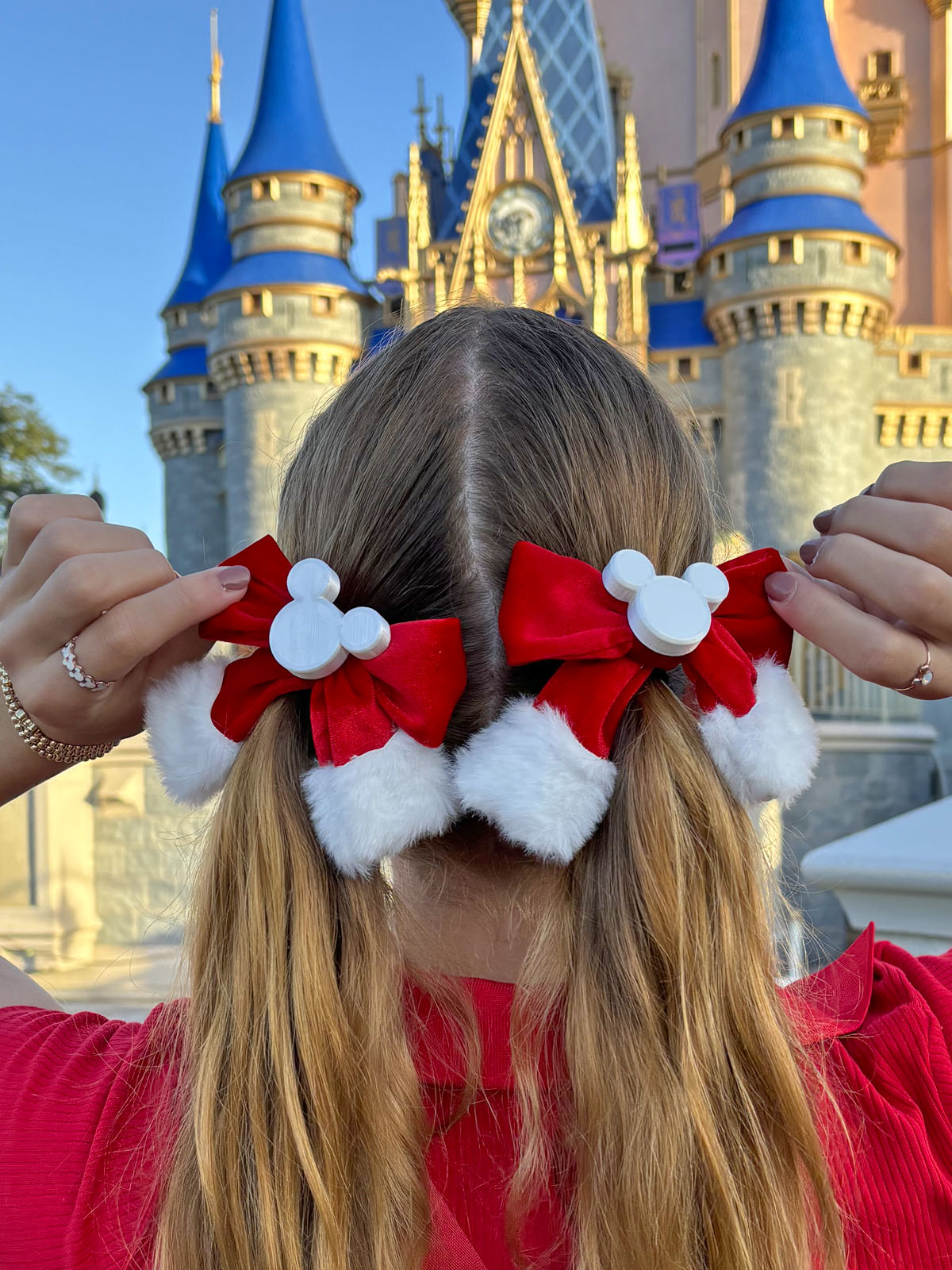 Do As Dreamers Do Hair Bow - Christmas Patterns