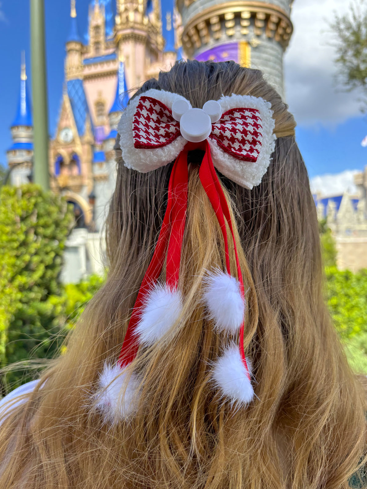 Do As Dreamers Do Hair Bow - Christmas Patterns