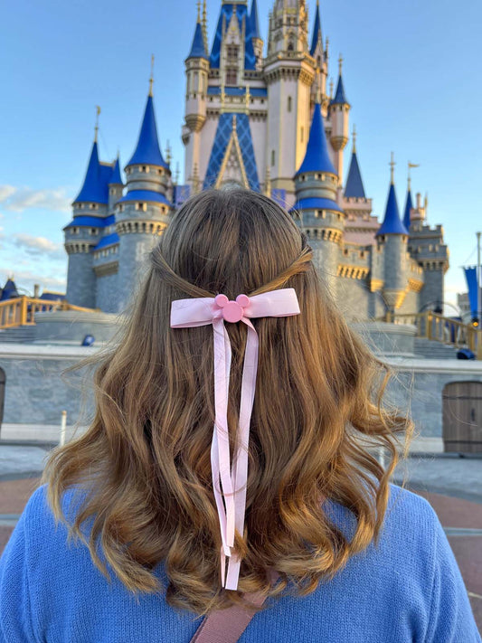 Do As Dreamers Do Pink Minimal Bow